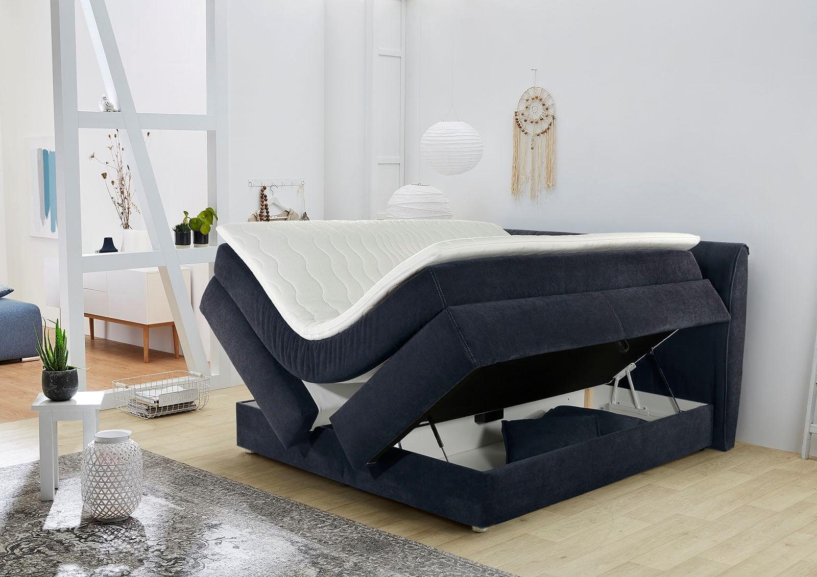 Jockenhöfer Gruppe Boxspring "Carla", OTTO's keuze! Topseller, optioneel met of zonder opberglade