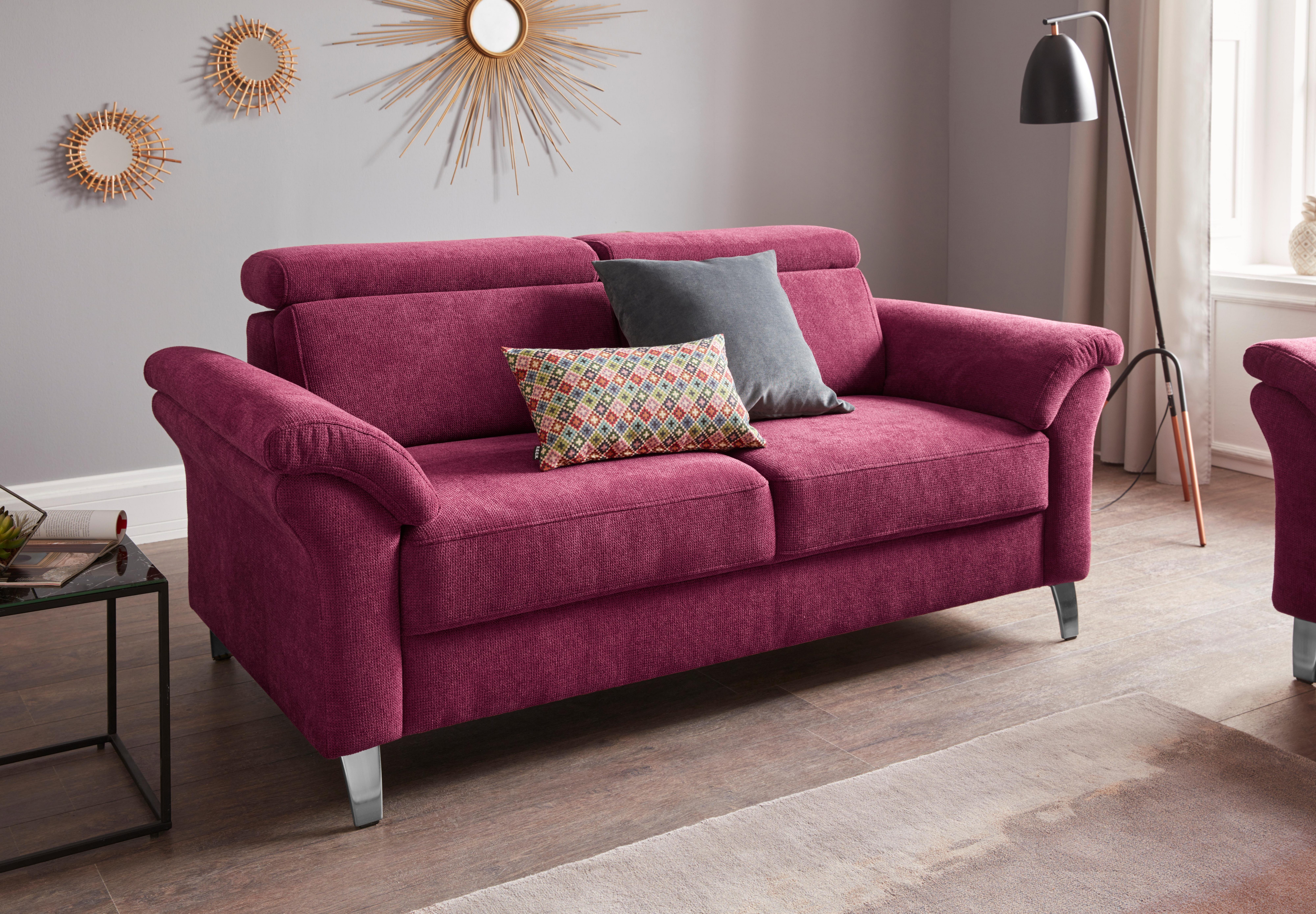 sit&more 2,5-zitsbank Arngast met binnenvering en verstelbare hoofdsteun