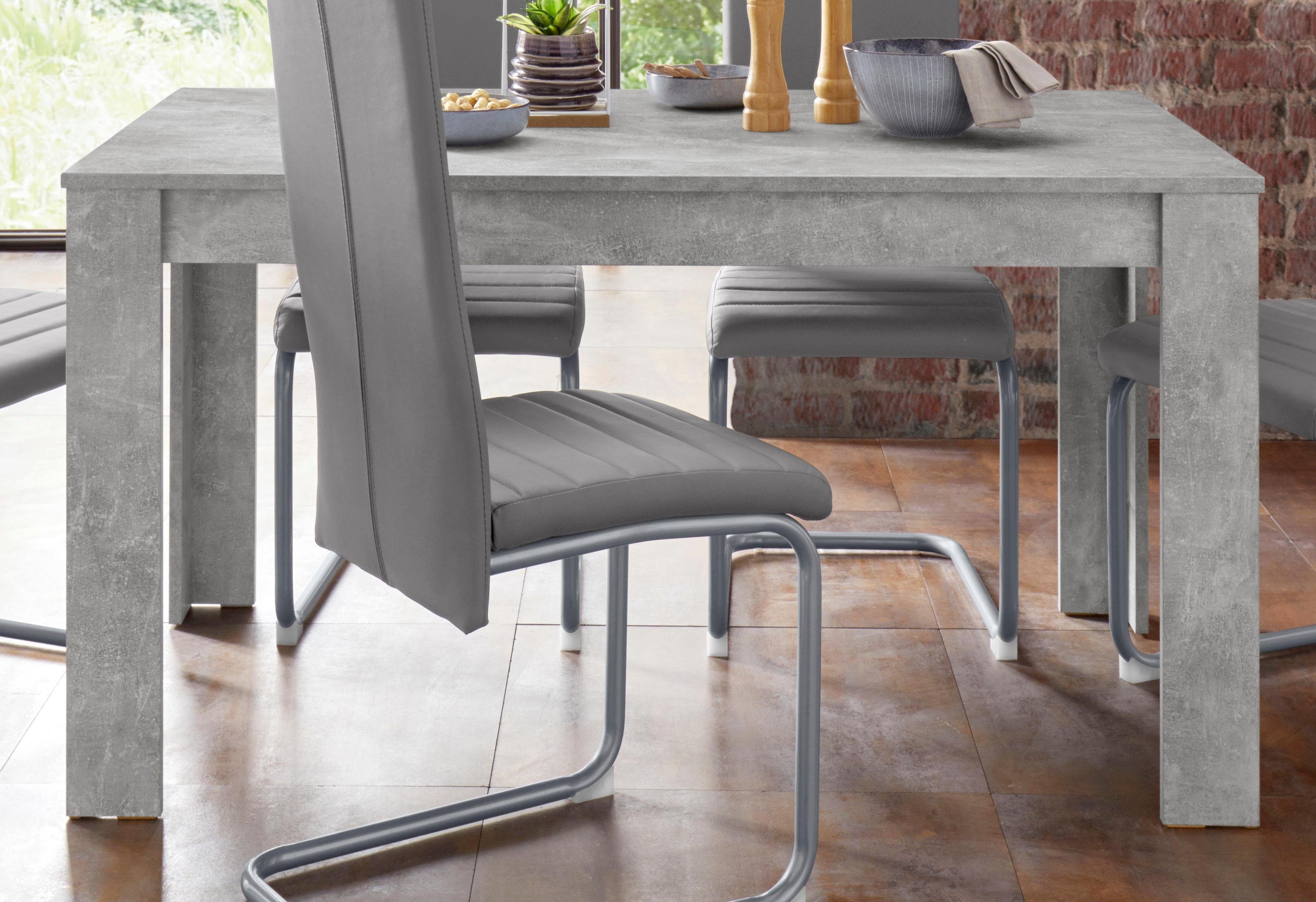 Homexperts Eethoek Nitro Tafel breedte 140 cm + 6 stoelen 7-delig) makkelijk gekocht | OTTO