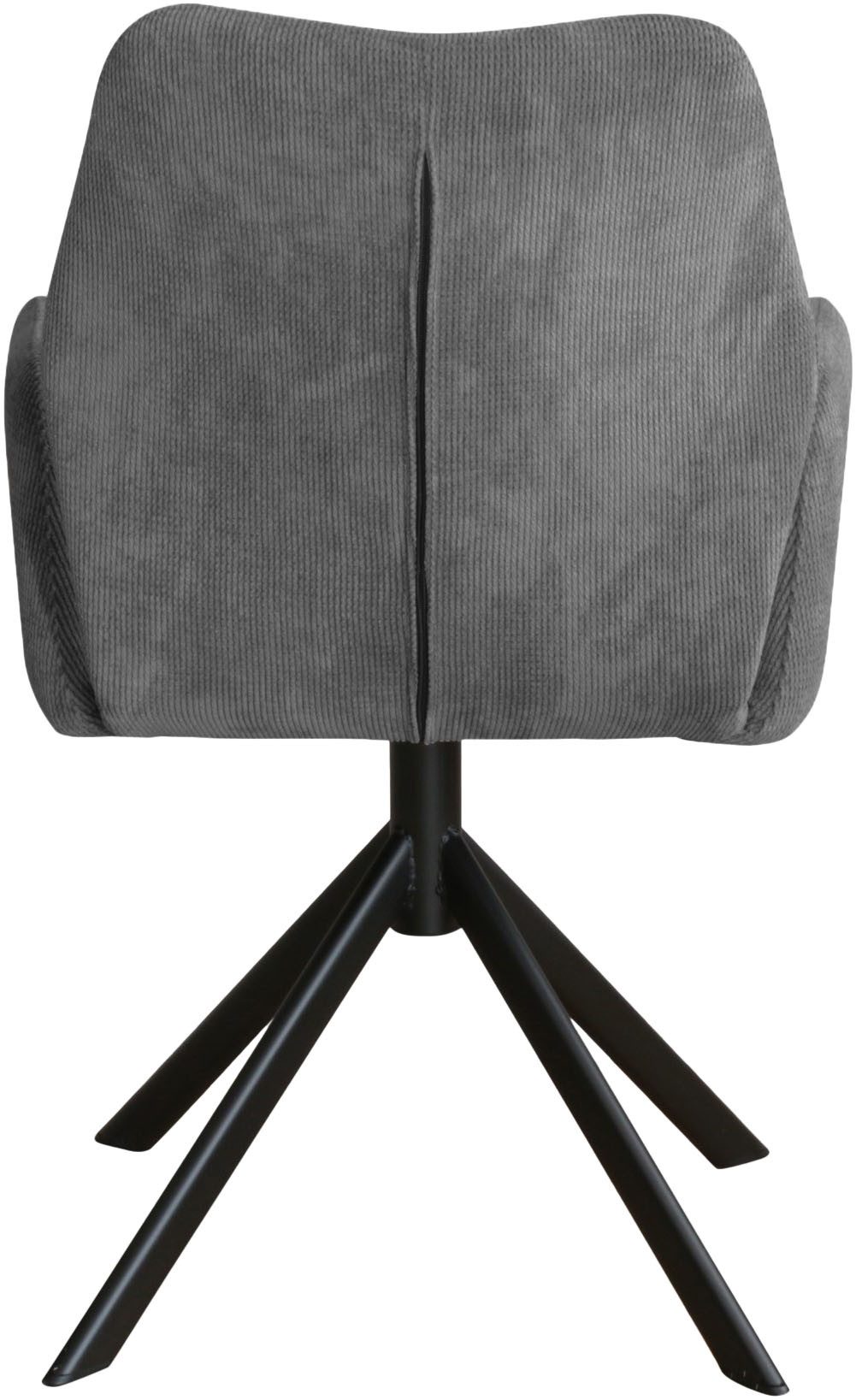 Home affaire Stoel met armleuningen Hacienda moderne cordbekleding (set)