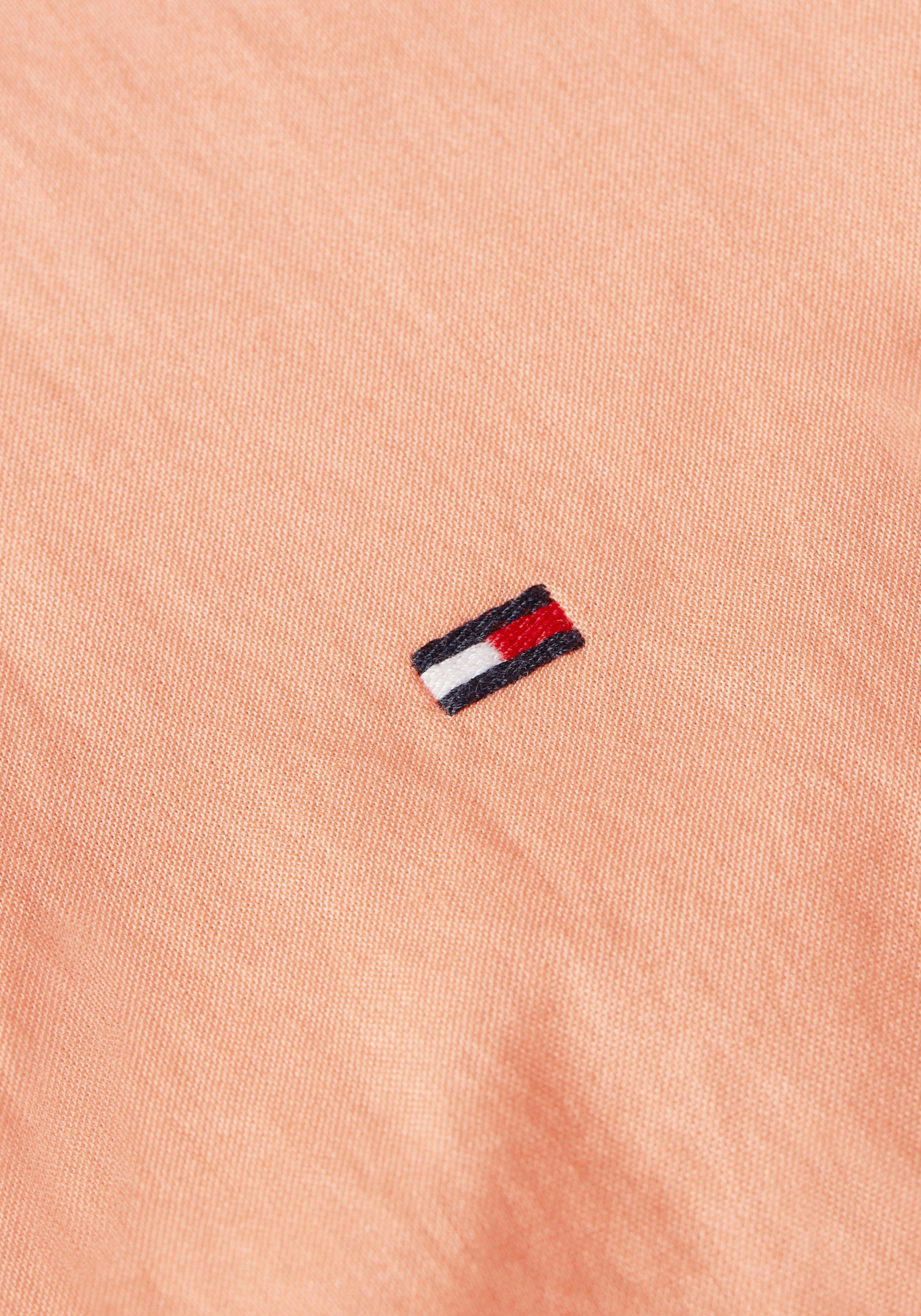 Tommy Hilfiger Overhemd met lange mouwen FLEX POPLIN RF SHIRT met tommy hilfiger labelschild binnenin de knoopsluiting (1-delig)