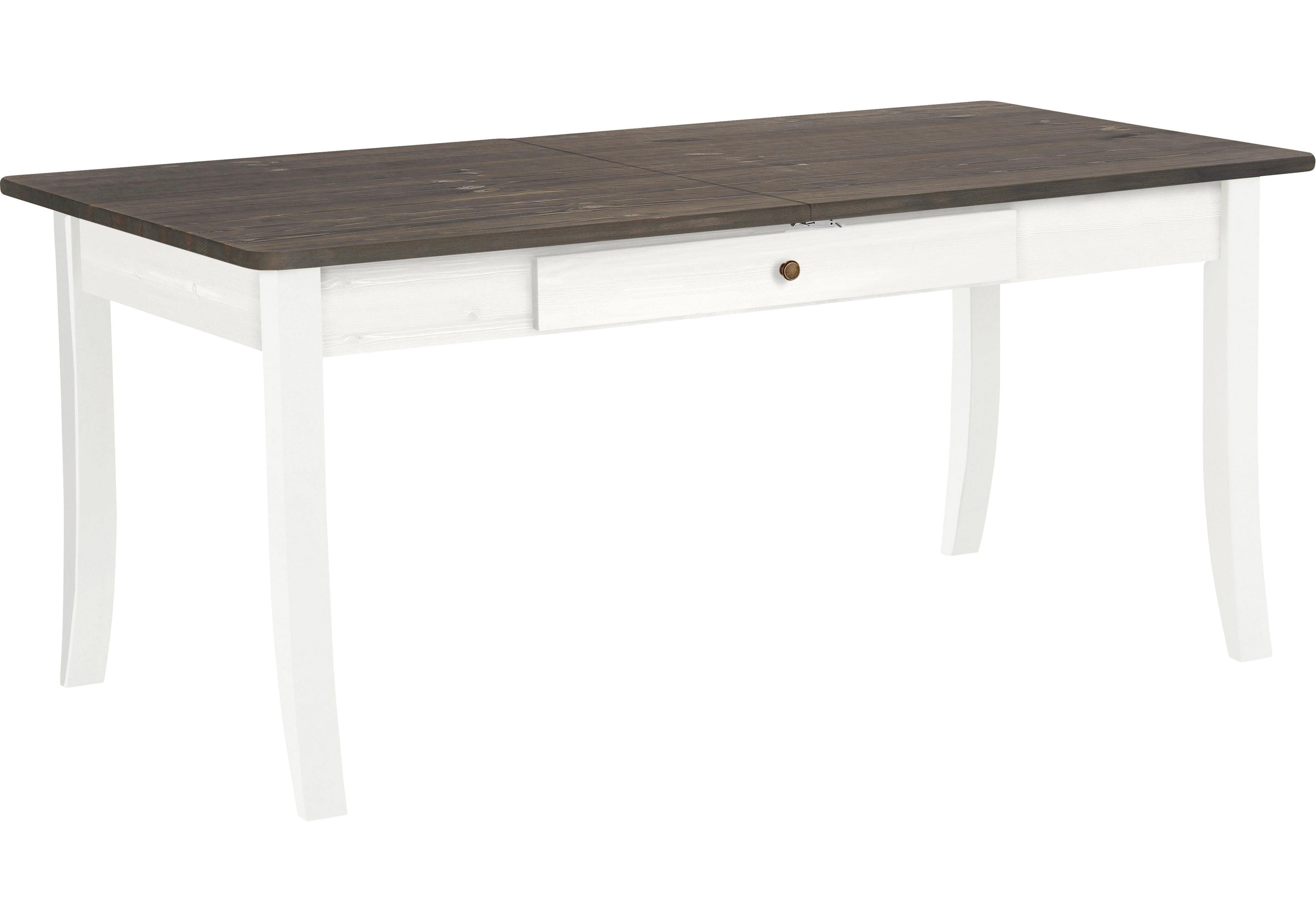 Home affaire Eettafel PALERMO met uitschuiffunctie en 2 laden, fsc® gecertificeerd