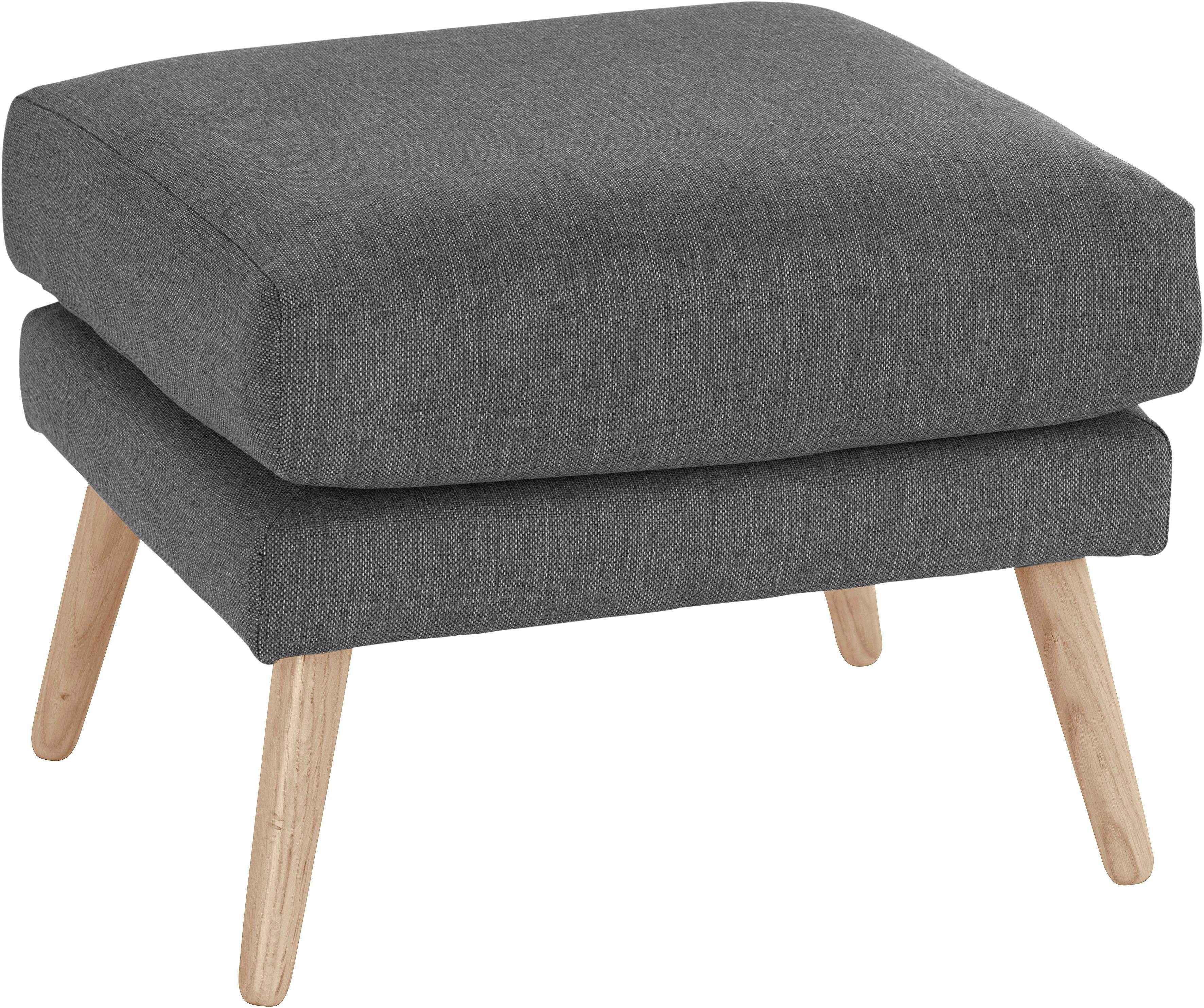 andas Hocker Bille met eiken poten, design by morten georgsen