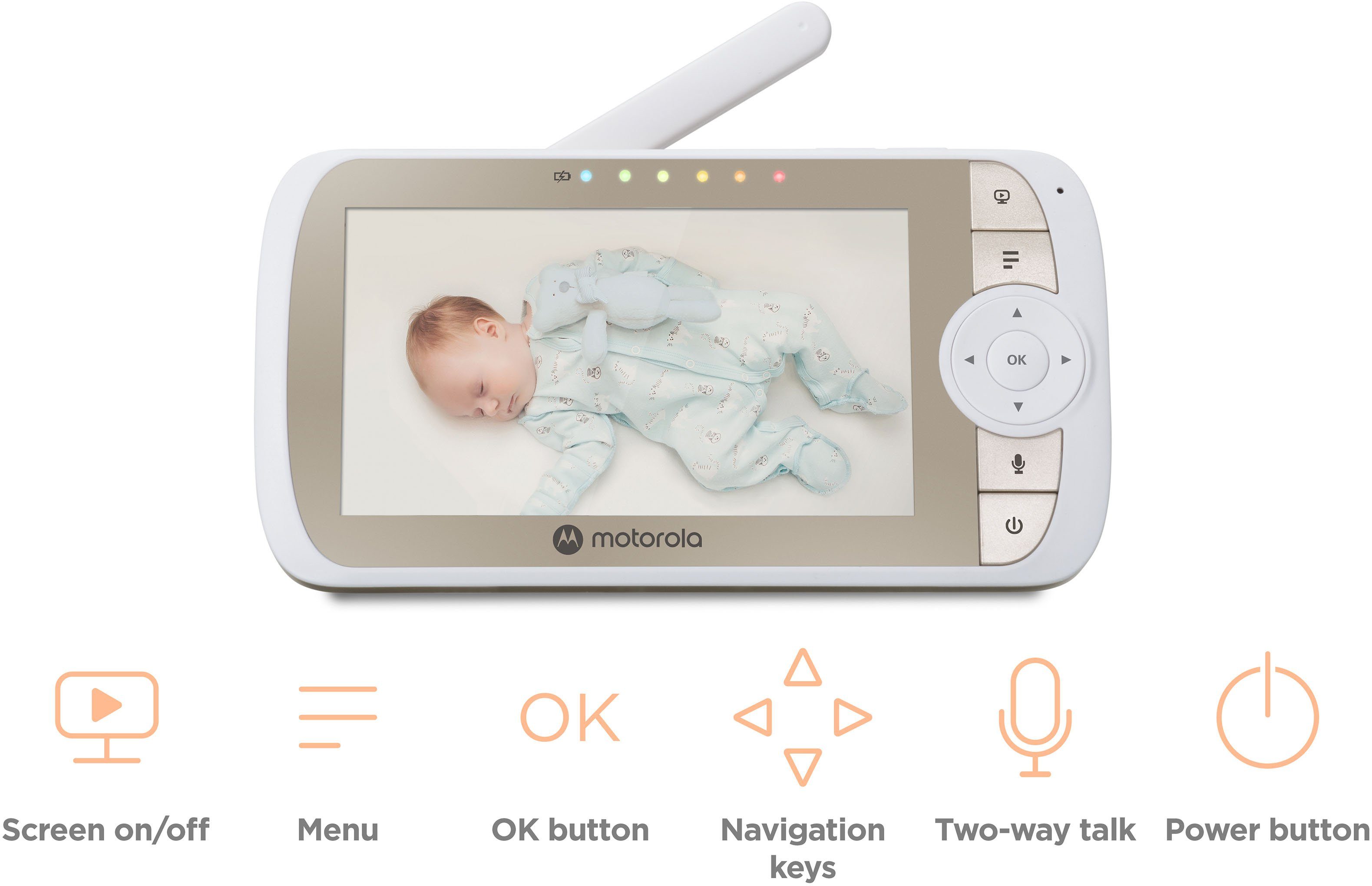 Motorola Babyfoon Video Nursery VM65X Connect WiFi