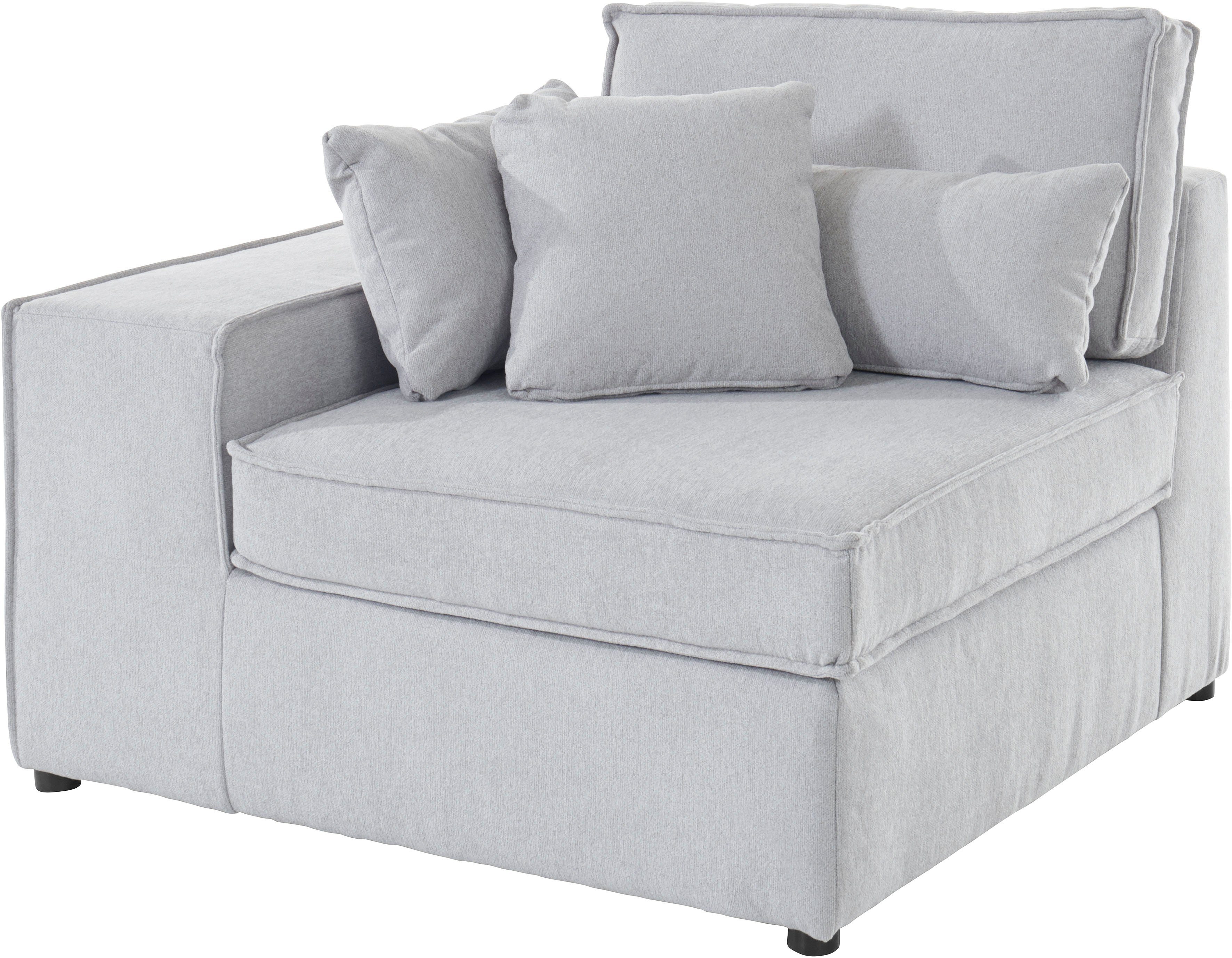 RAUM.ID Sofaelement Florid als deel van een modulaire bank, stevig zitcomfort, ook in cord