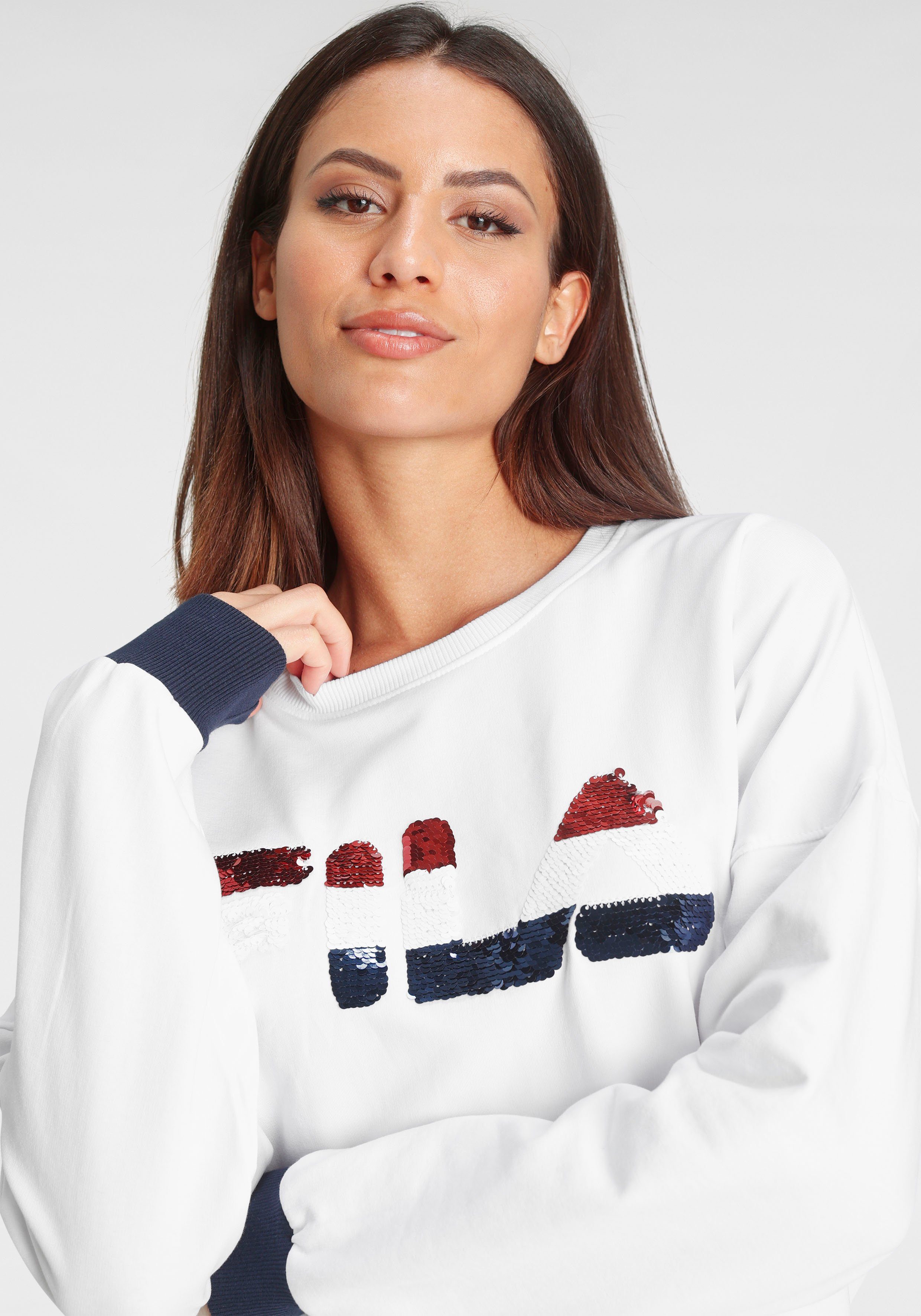 Fila Loungepak met pailletten-logo-motief (set, 2-delig, 1 stuk)