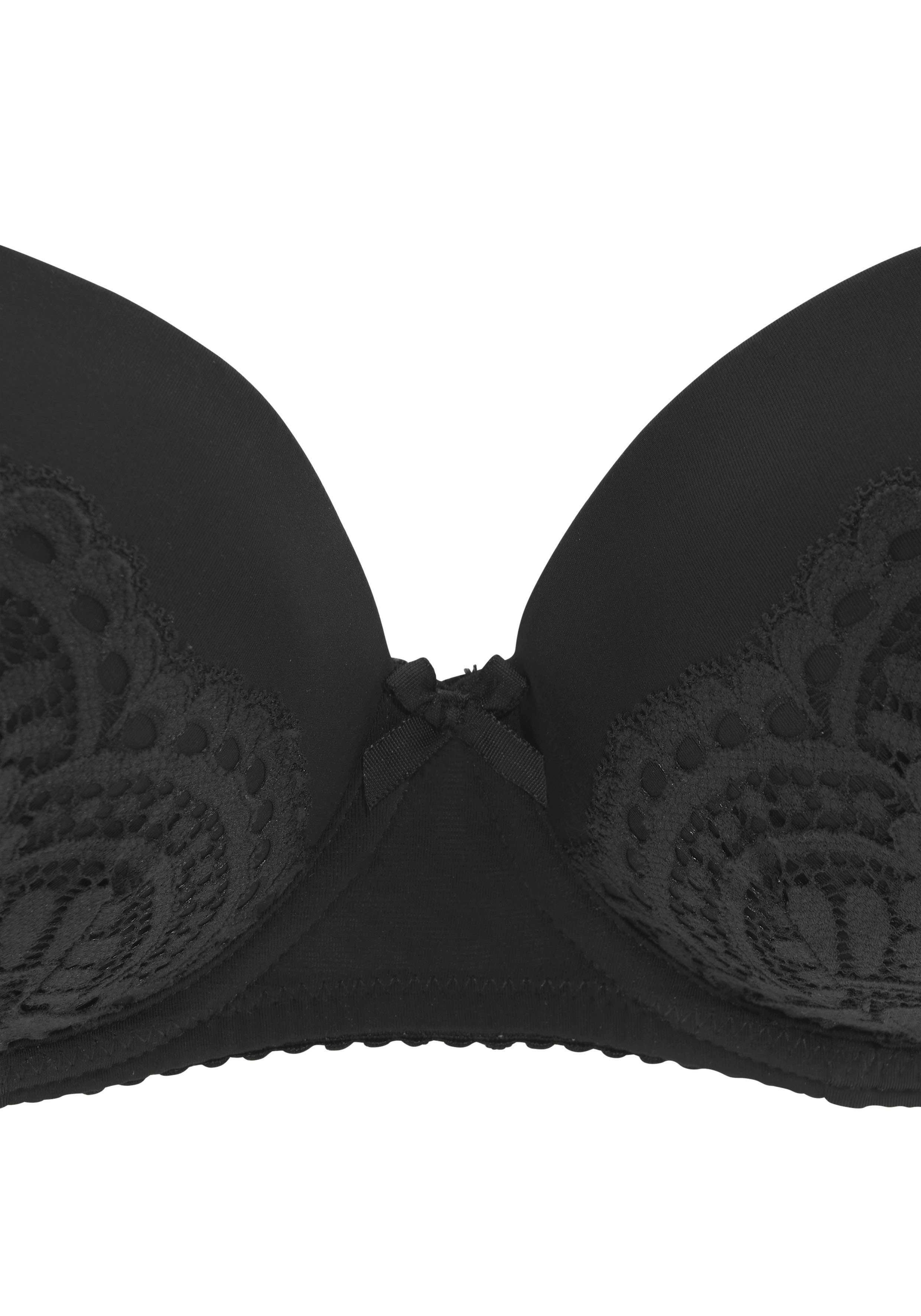 Lascana Bh met steuncups Aurora met beugel en van fijne kant, dessous