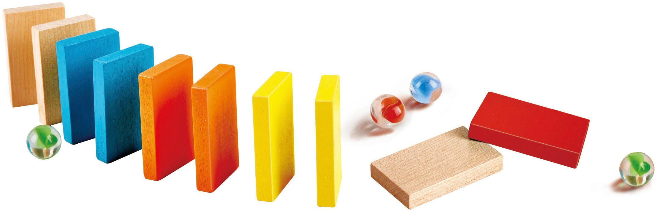 Hape Knikkerbaan Opvallende marmerbaan met Domino