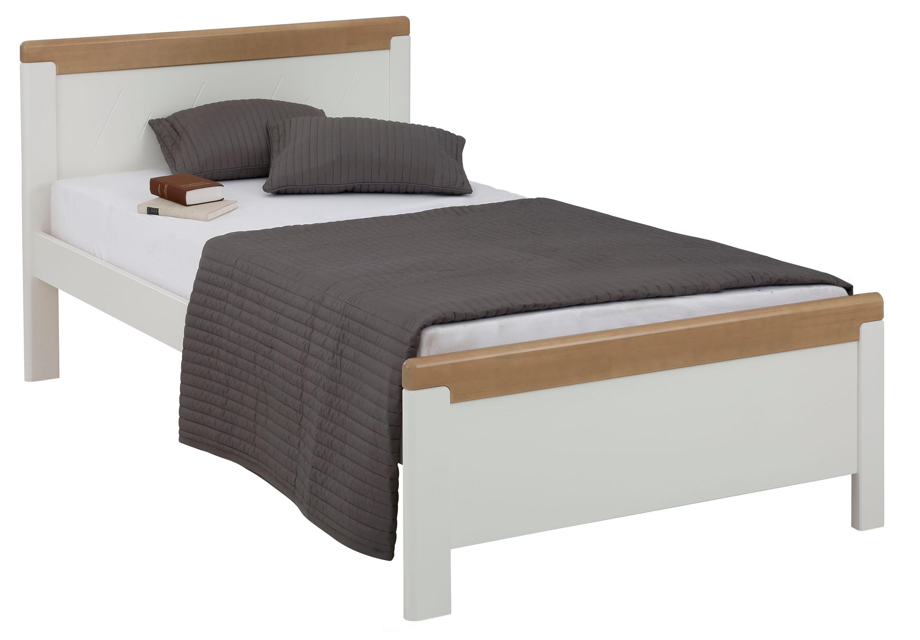 Home affaire Houten bed "CARITA" gecertificeerd massief hout, in klassieke landelijke stijl