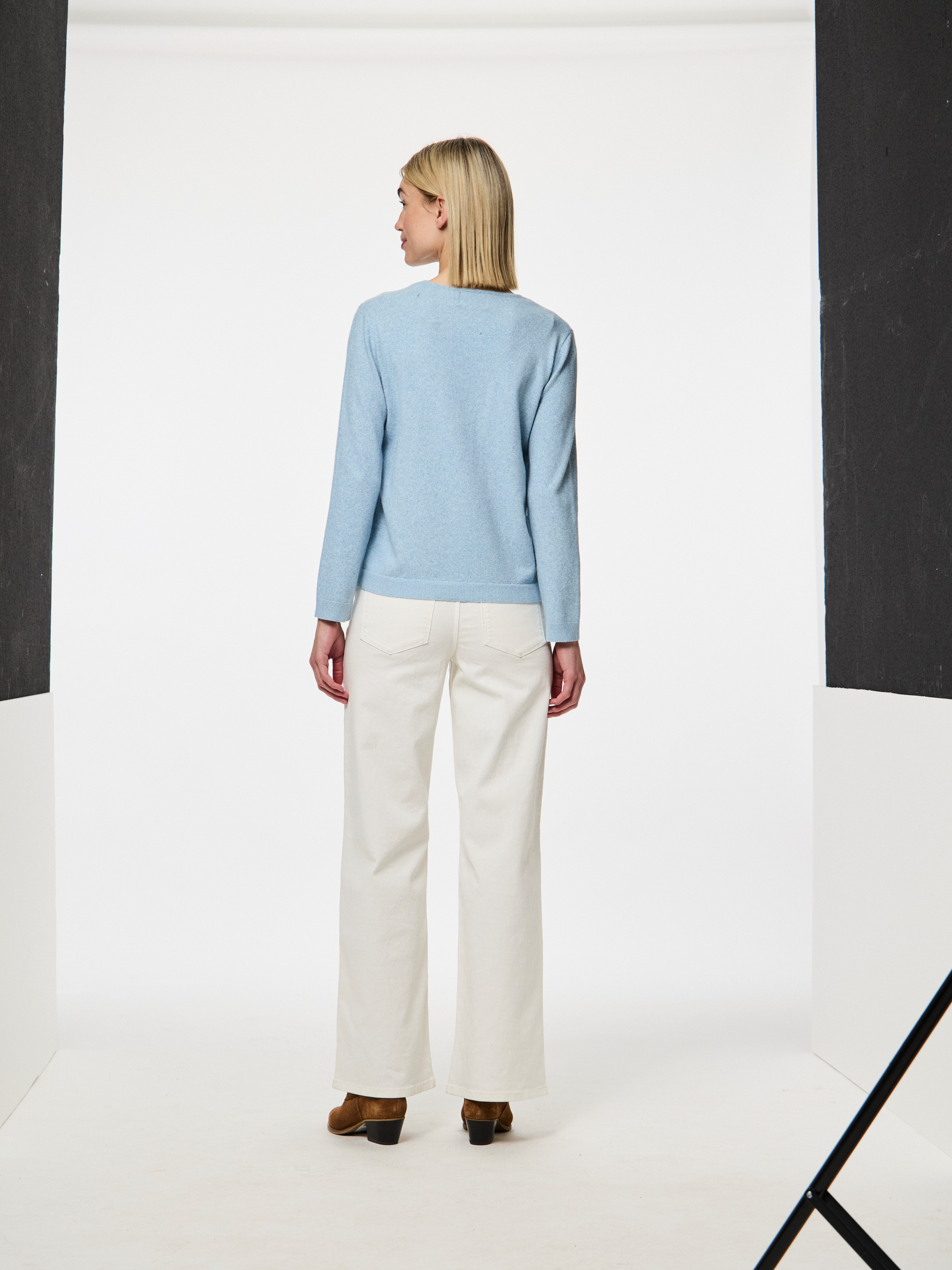 pieces Trui met V-hals PCBREE LS V-NECK KNIT NOOS BC