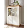 home affaire highboard cremona hoogte 139 cm wit