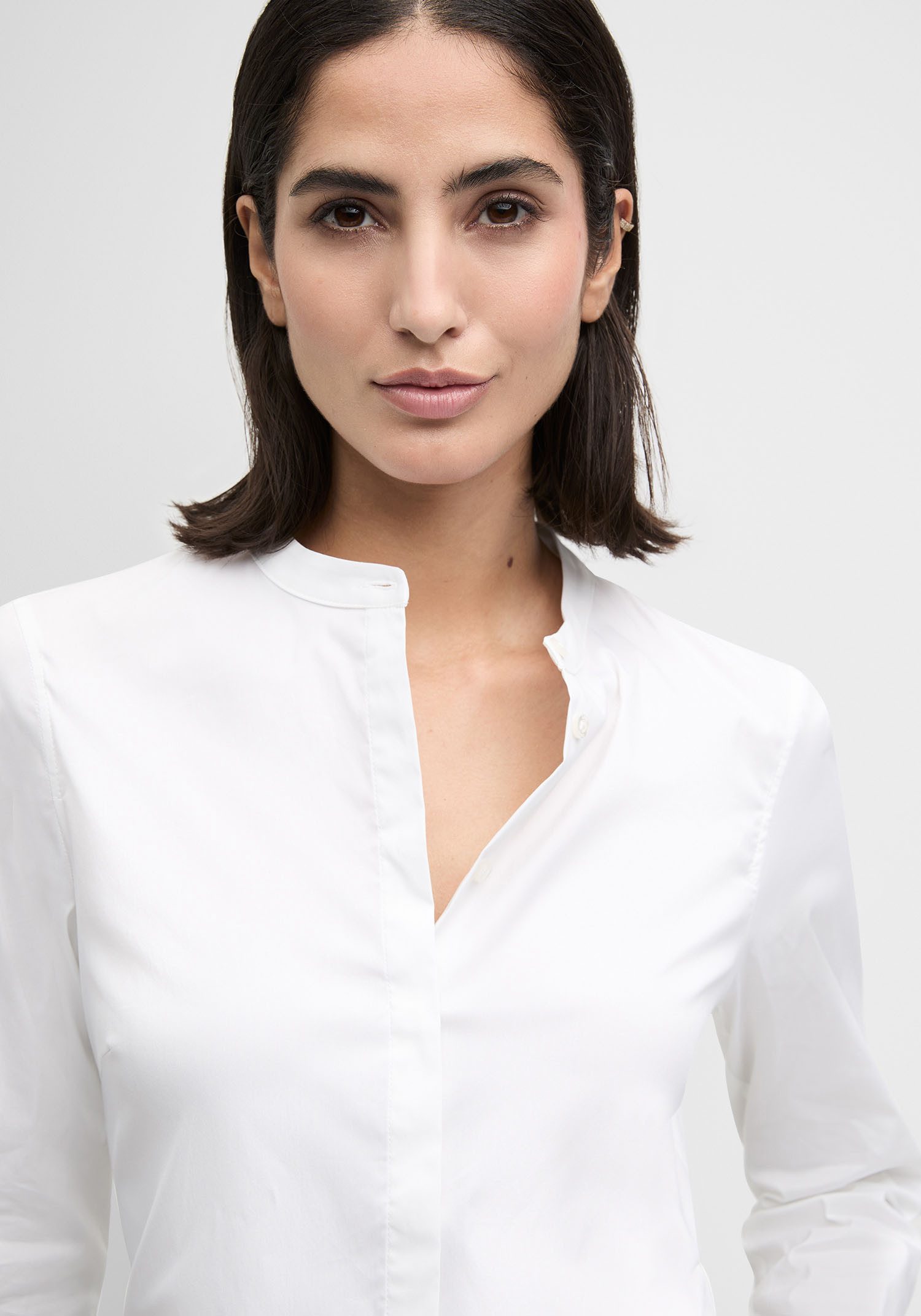 Cinque Overhemdblouse CIPAPER Met merklabelplaatje op de zoom
