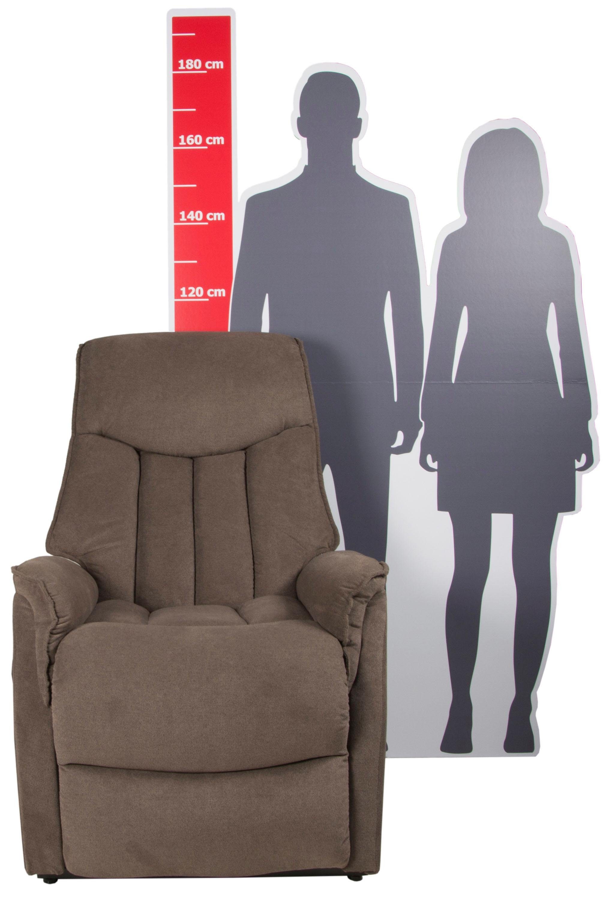 Duo Collection Relaxfauteuil Aurora XXL tot 150 kg draagvermogen, met elektrische opstahulp Relaxfunctie en pocketveren binnenvering met stalen nosagvering