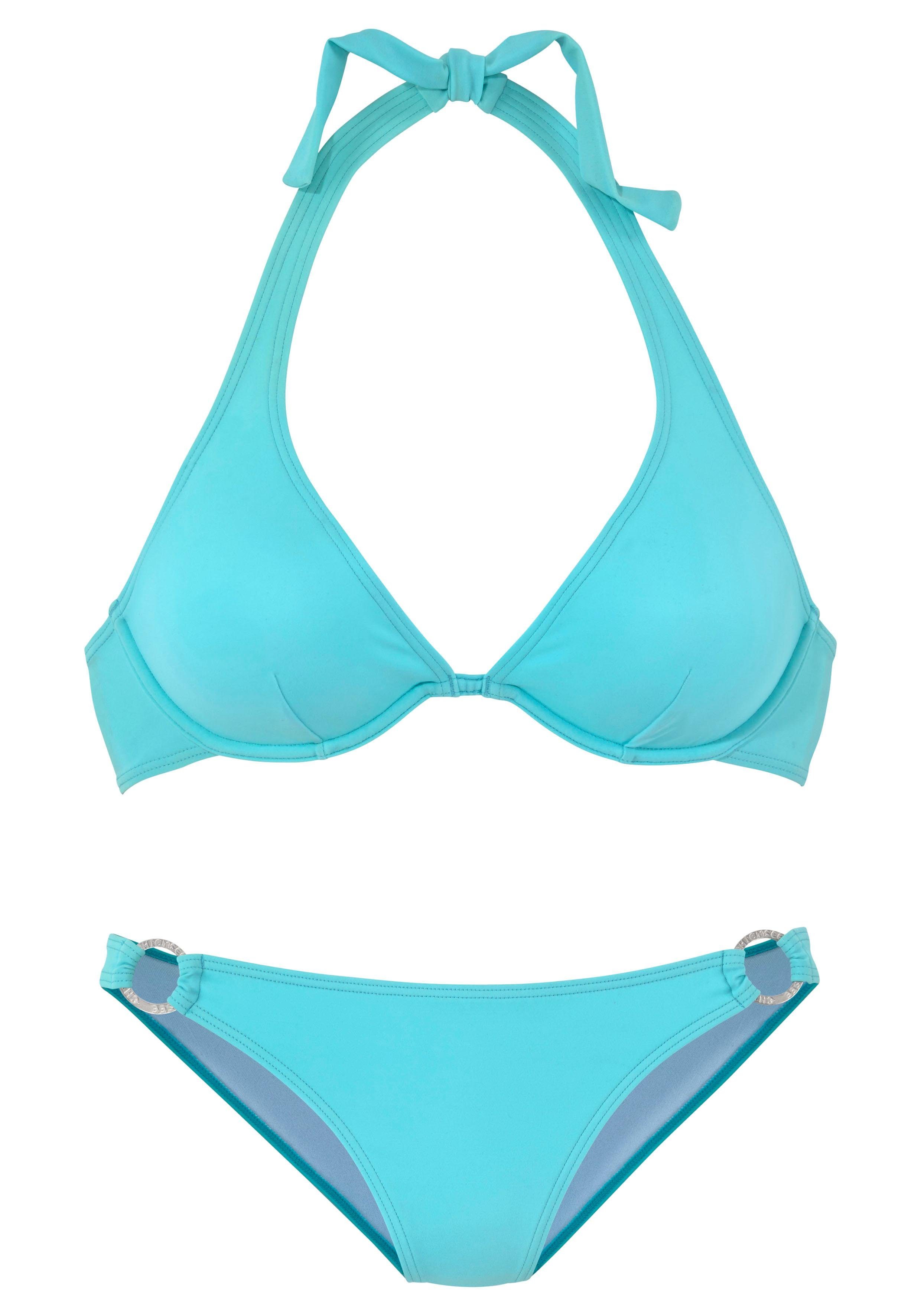 Chiemsee Beugelbikini met zilverkleurige sierring