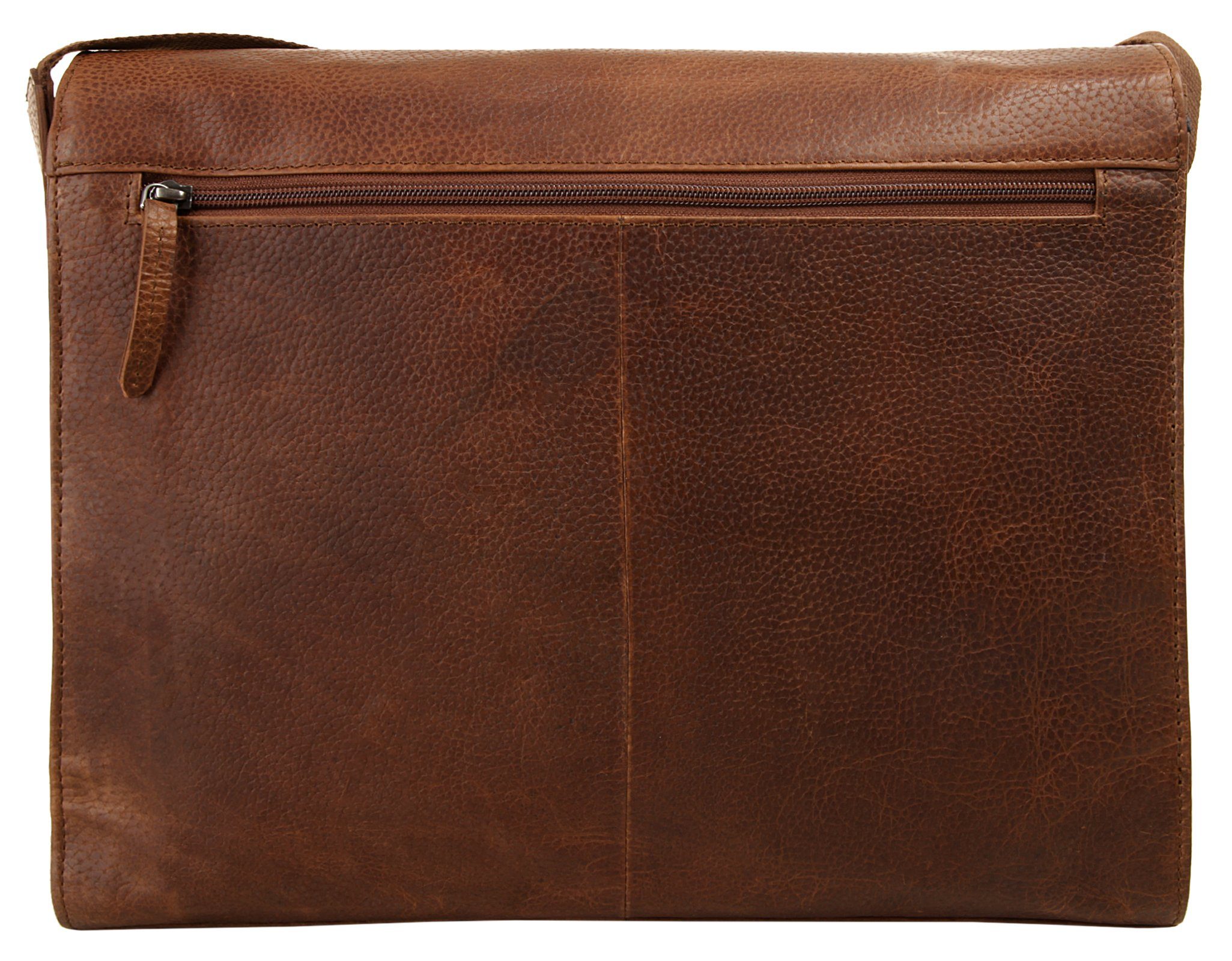BODENSCHATZ Messenger Bag echt leder