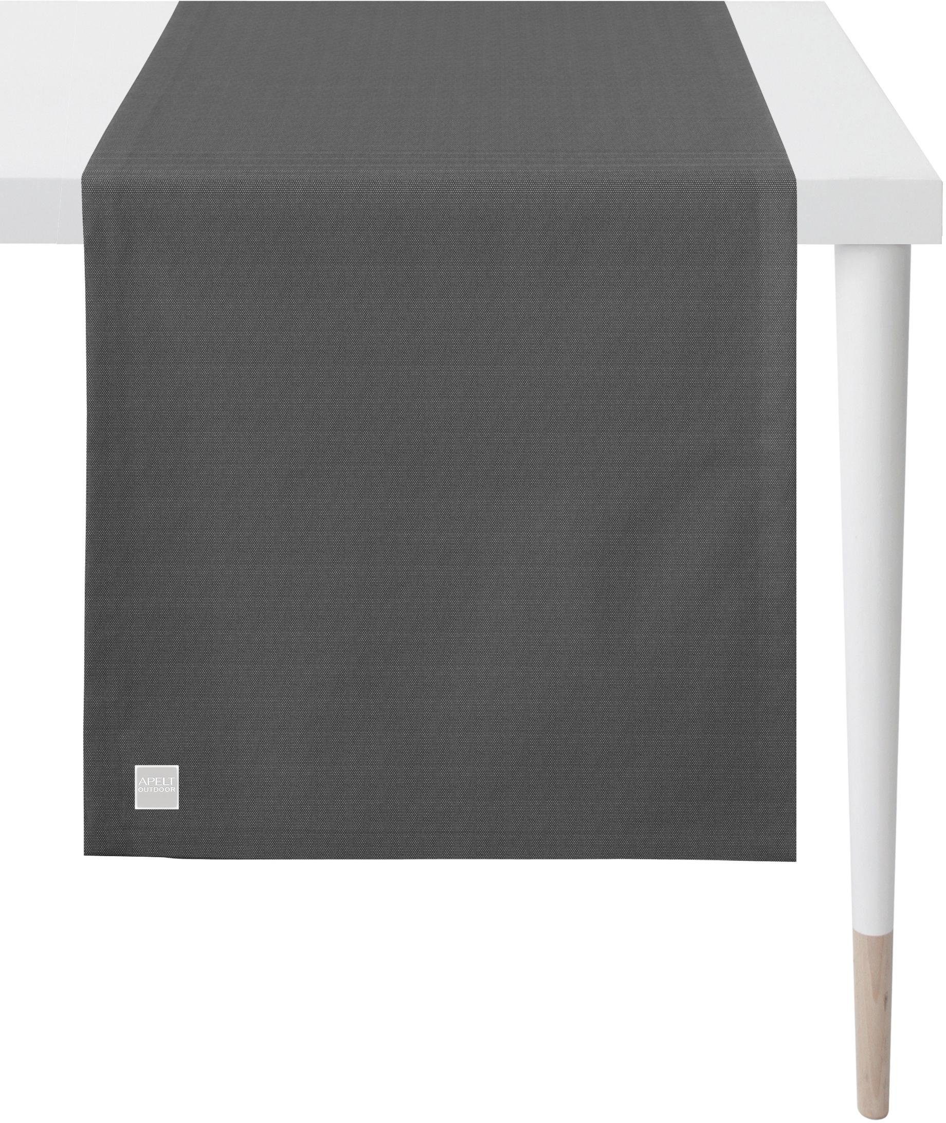 APELT Tafelloper 3959 outdoor, zomerdecoratie, zomer (1 stuk) tafelkleden maat 46x140 cm zwart