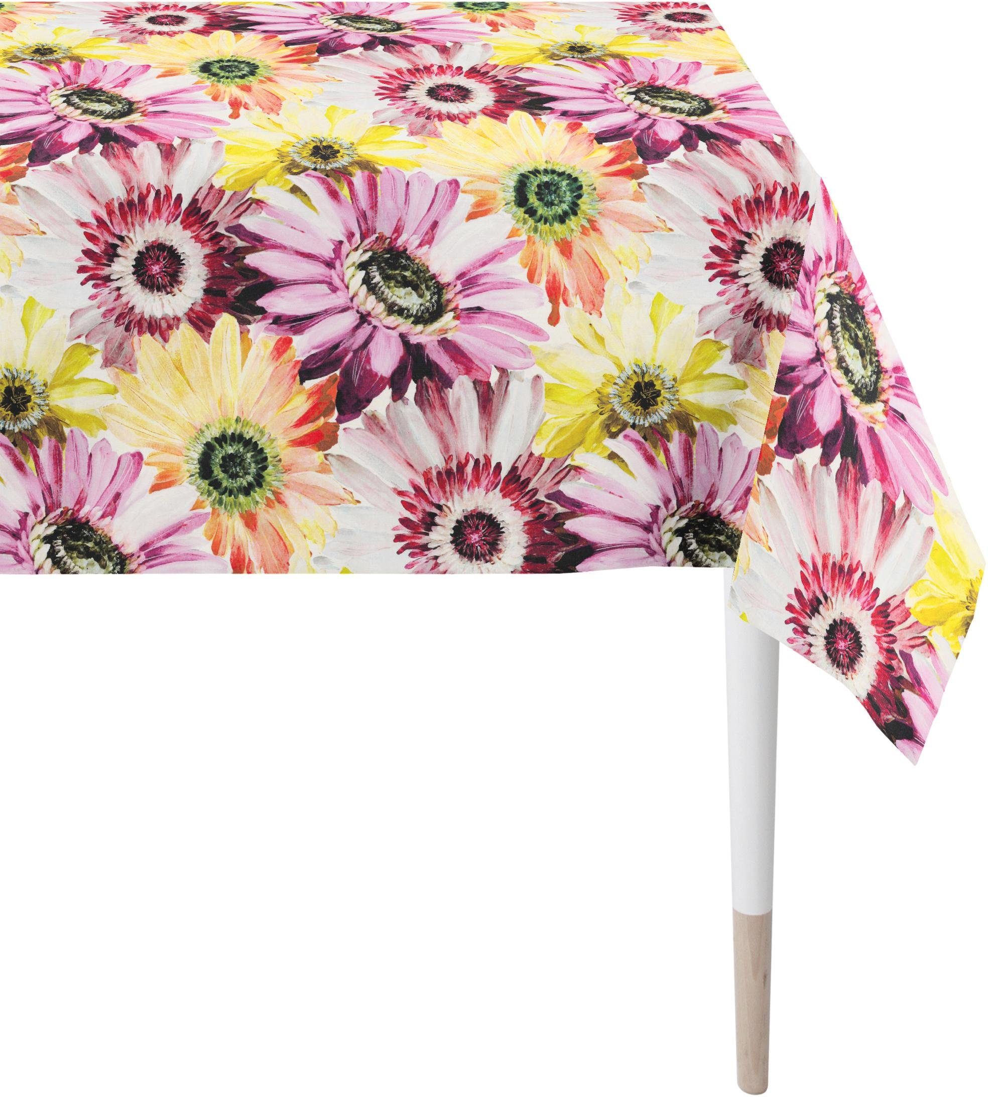 APELT Tafellaken 1700 Summergarden, zomerdecoratie, zomer (1 stuk) tafelkleden maat 150x250 cm multicolor