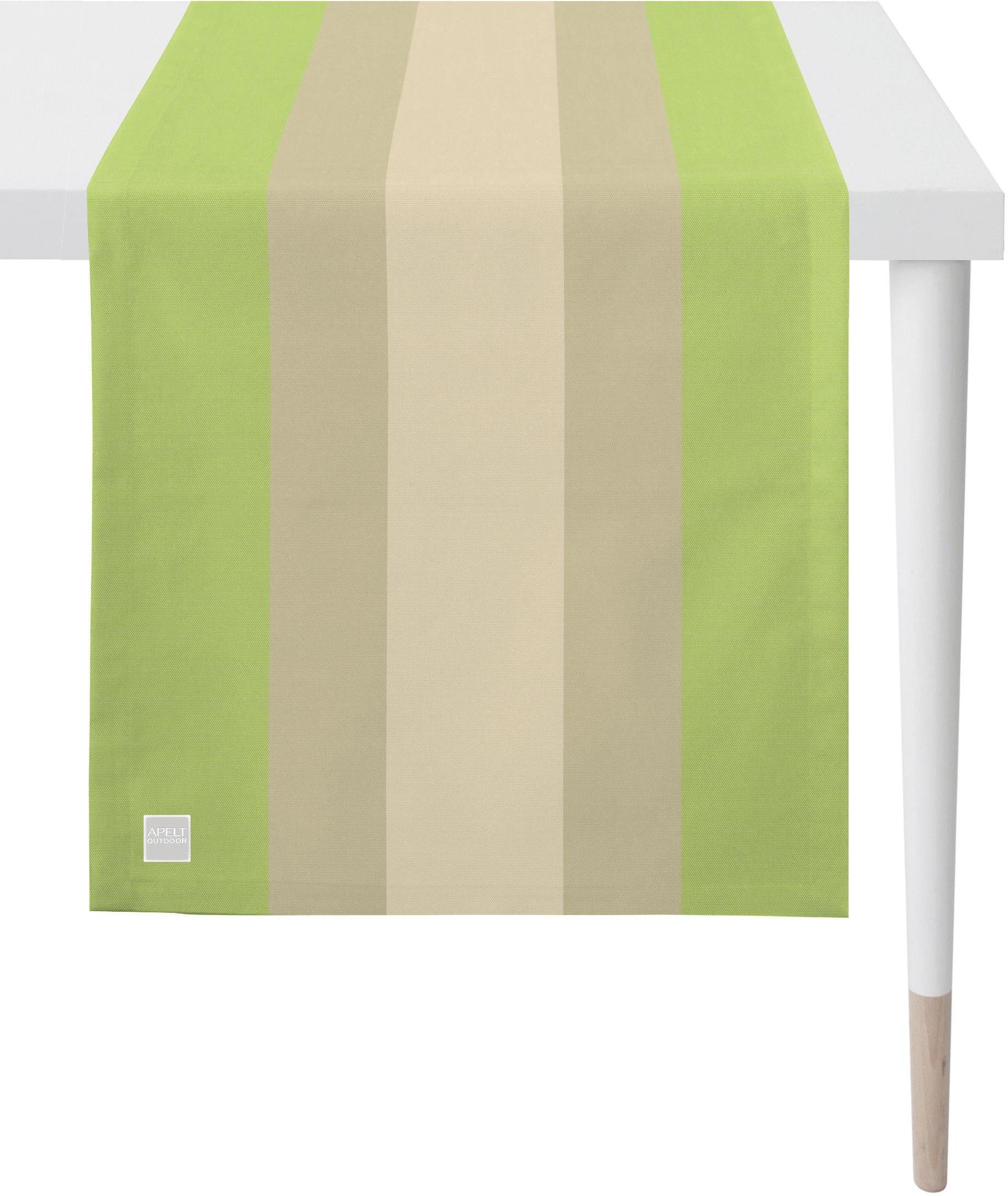 APELT Tafelloper 3962 outdoor, zomerdecoratie, zomer (1 stuk) tafelkleden maat 46x140 cm groen