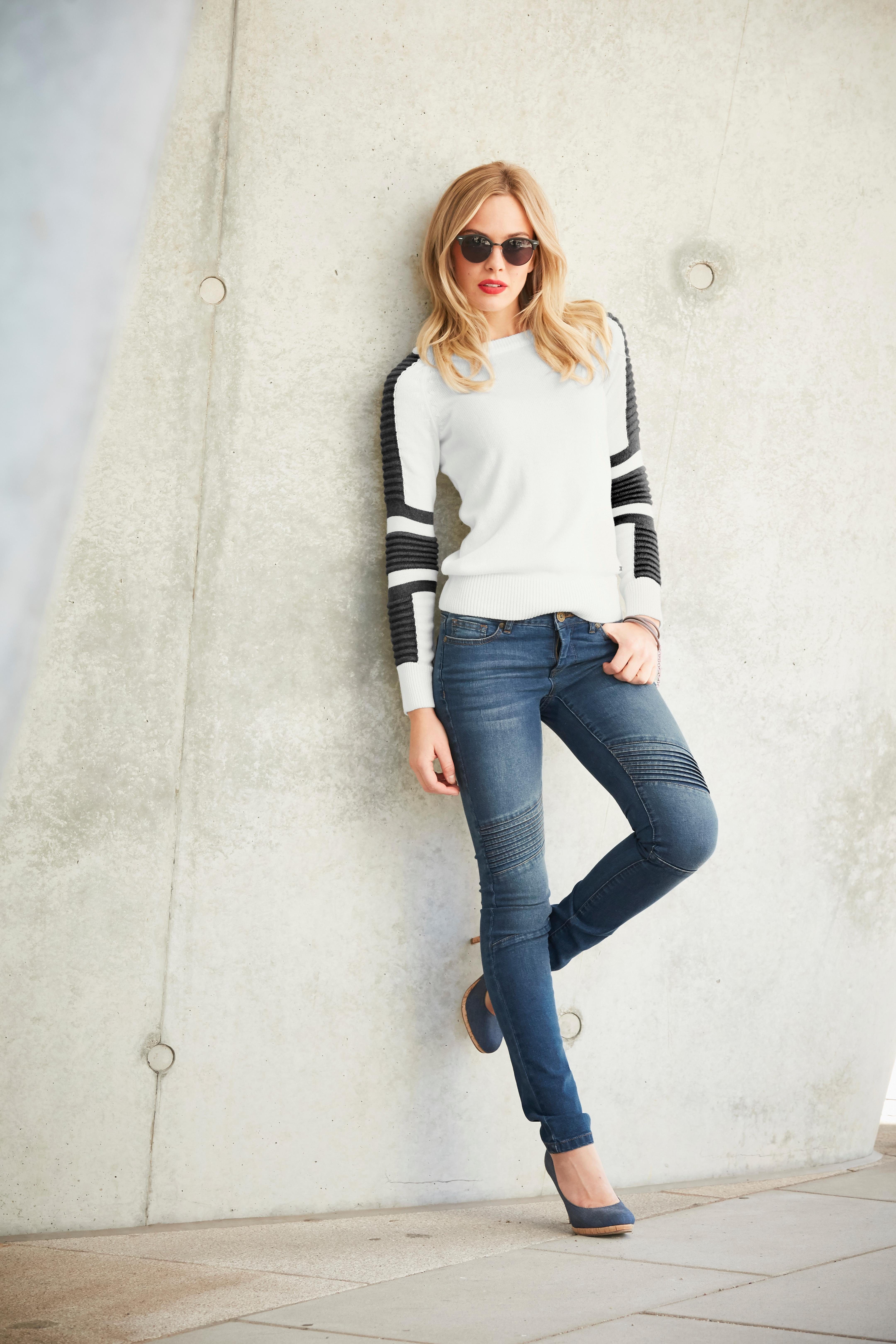 Arizona Skinny fit jeans In biker-look