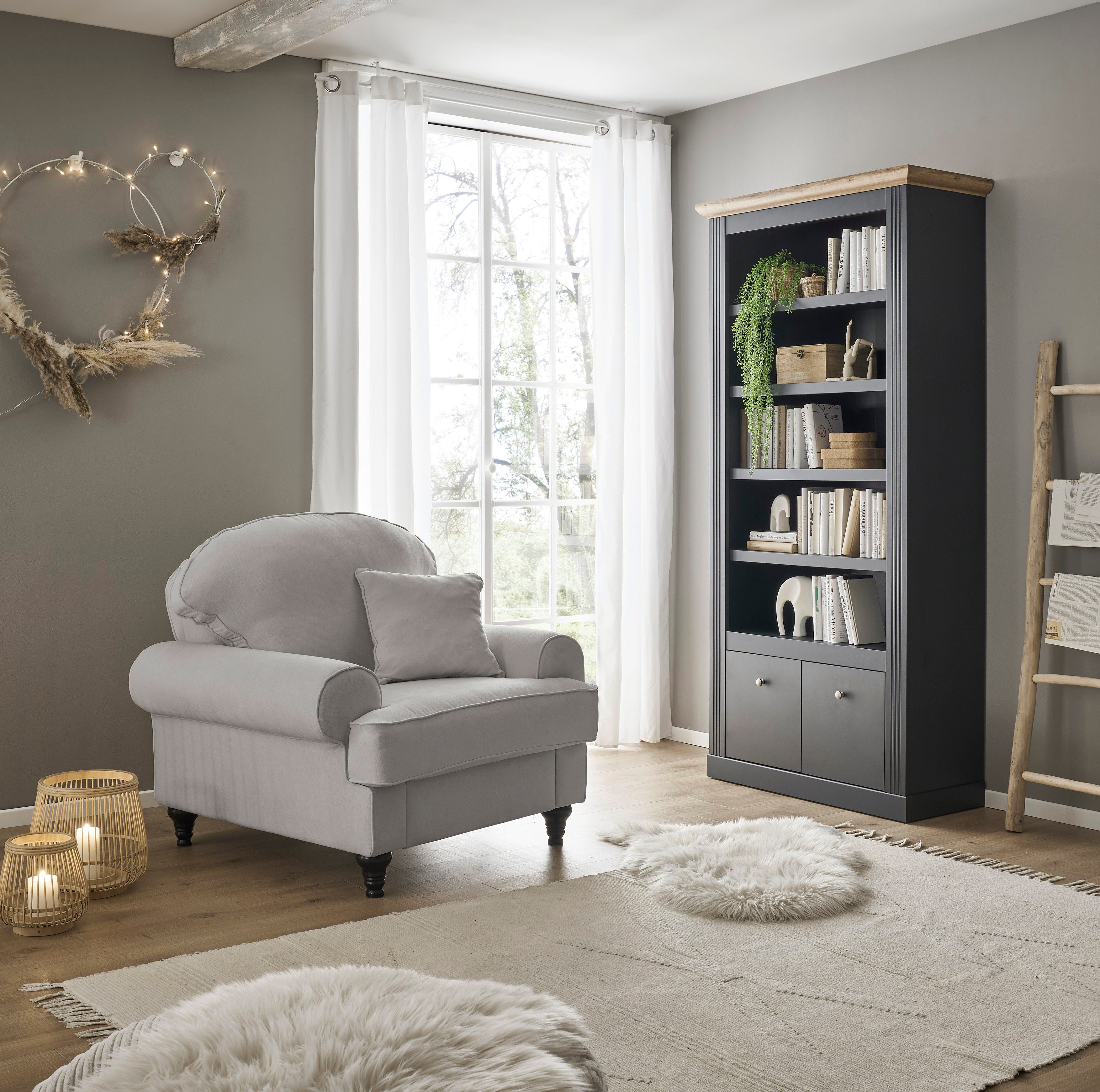Home affaire Fauteuil Westminster met binnenveringsinterieur