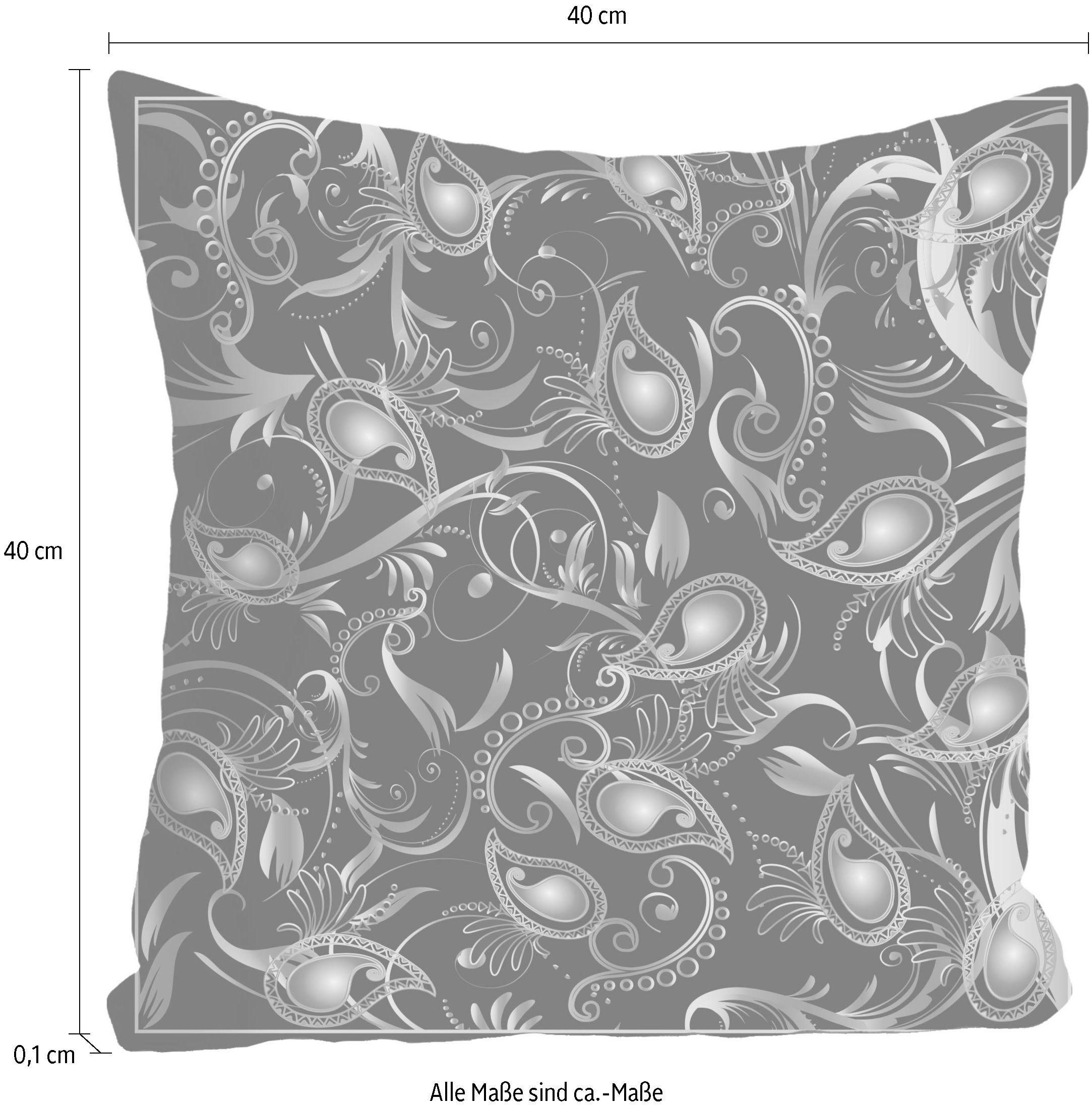 queence Sierkussen Ornament Kussenovertrek zonder vulling(1 stuk)