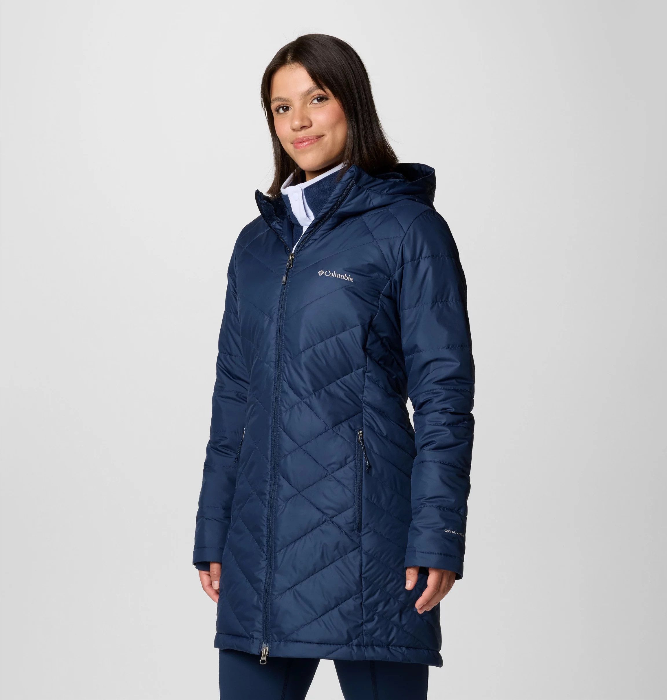 Columbia Gewatteerde jas HEAVENLY LONG HOODED JACKET (1-delig)