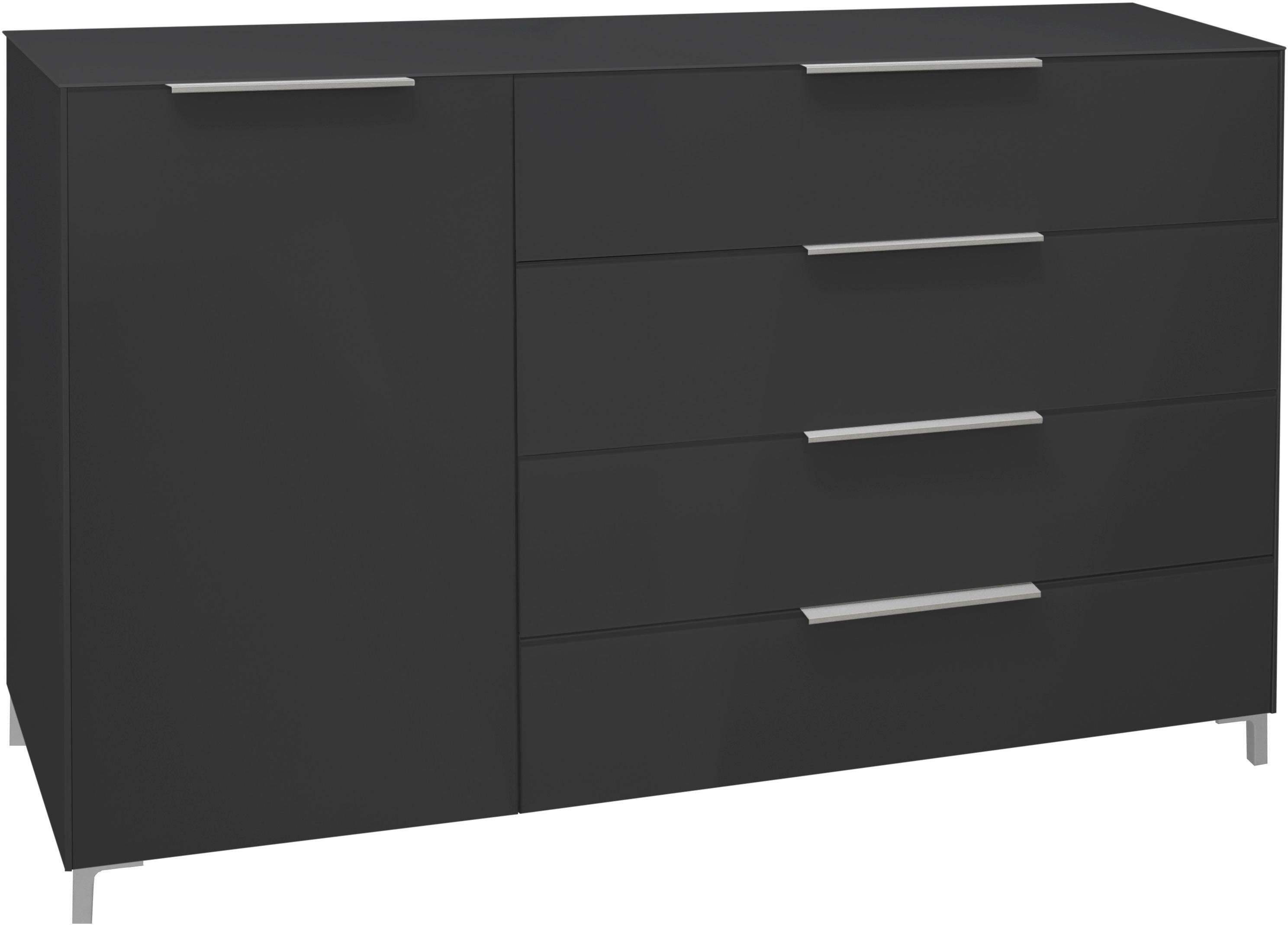 Mäusbacher Kast Mix box + voet 0771_KO_14 dressoirs maat 177x45x107 cm grijs