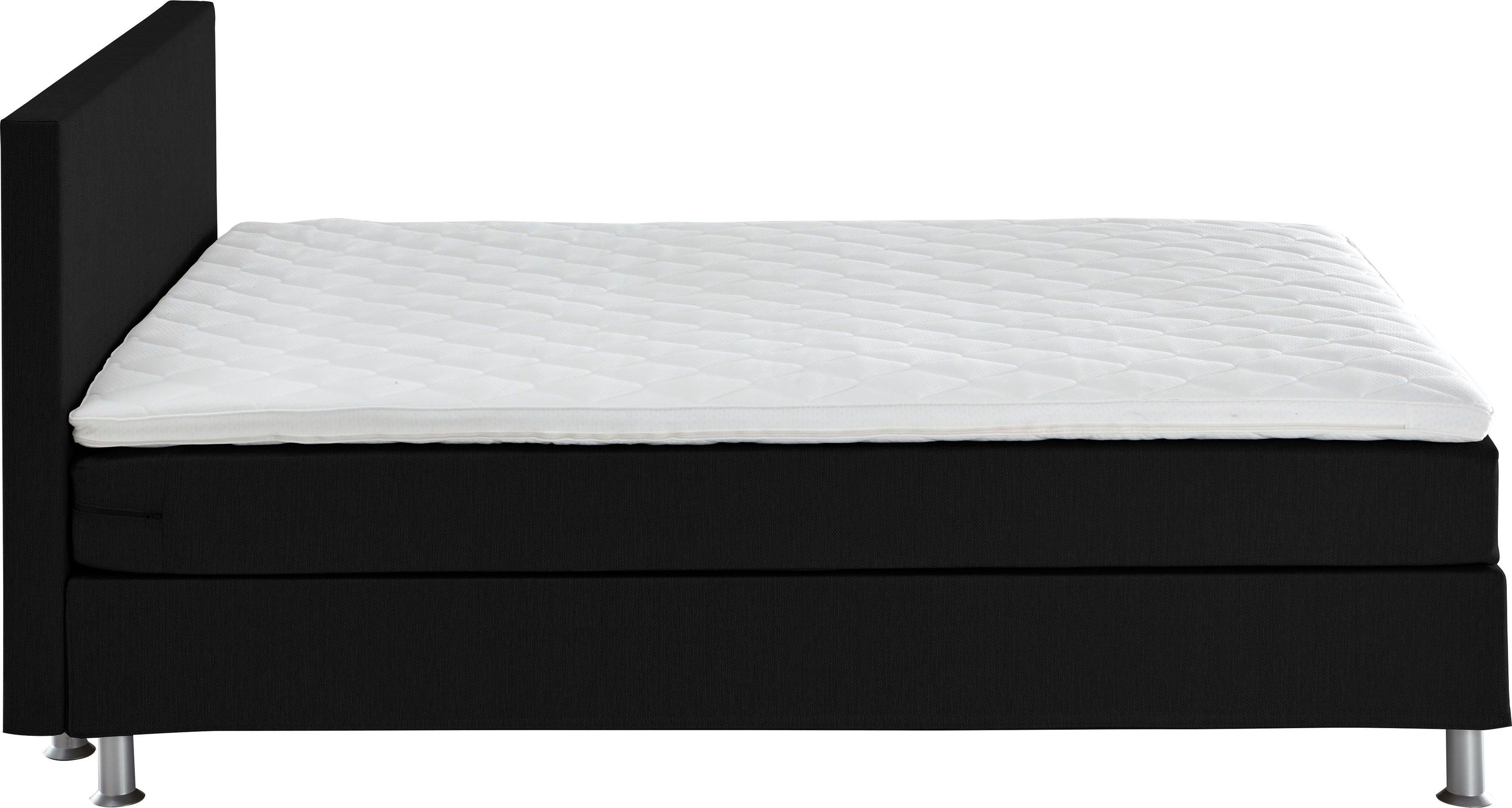 ATLANTIC home collection Boxspring Edison inclusief bonell-binnenveringsmatras en topmatras