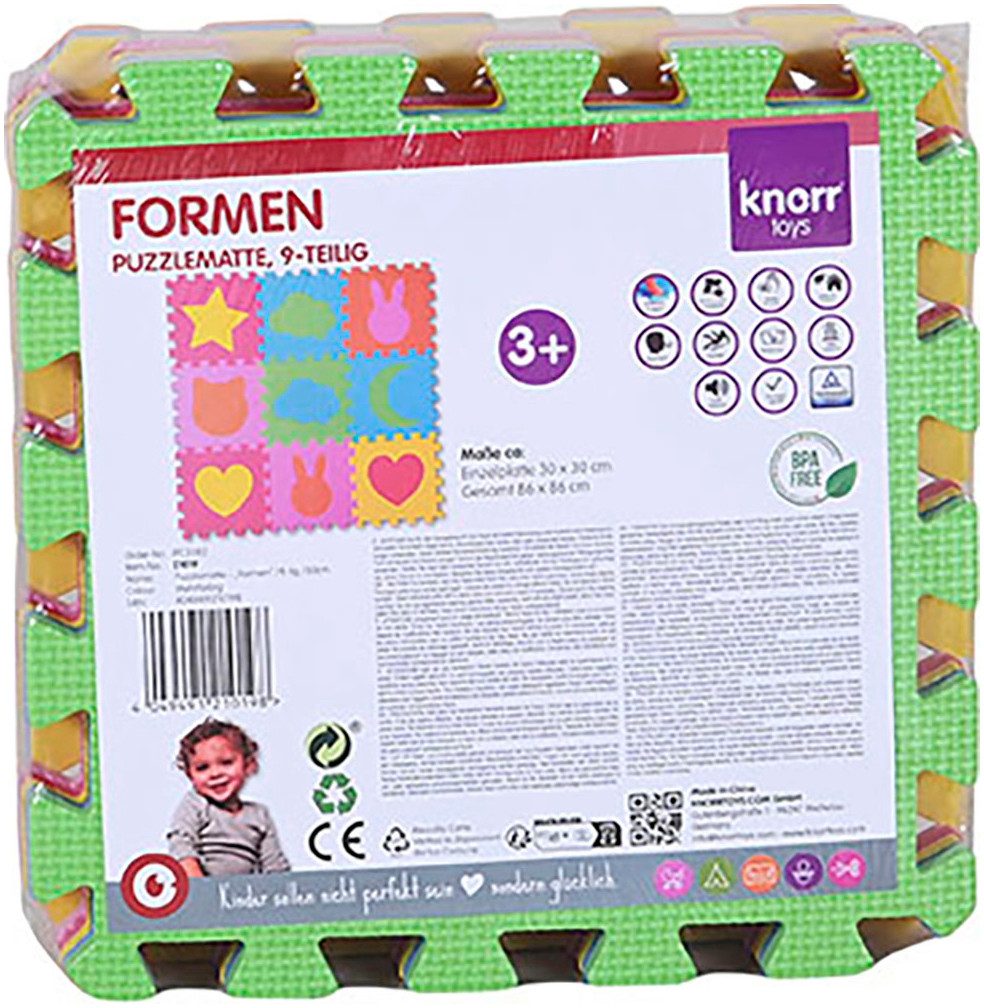 Knorrtoys® Puzzel Vormen Puzzelmat, vloerpuzzel