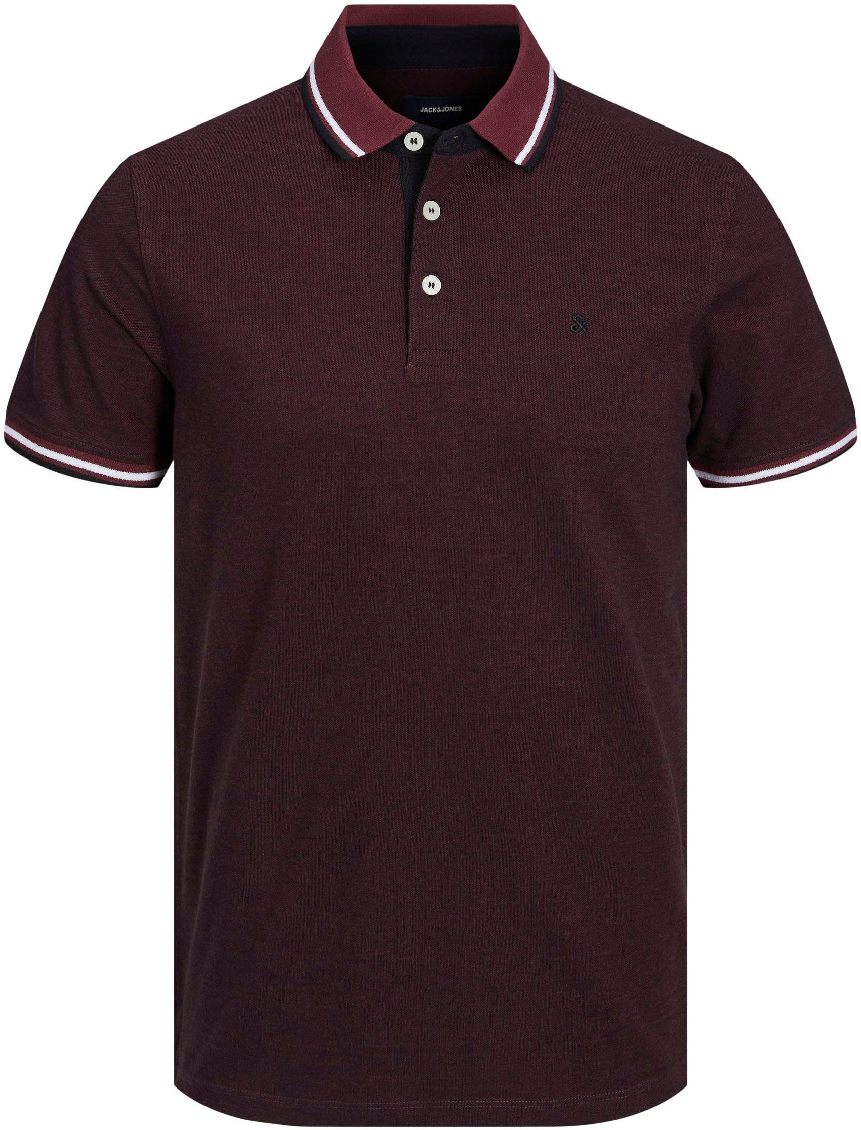 Jack & Jones Poloshirt JJEPAULOS Poloshirt met klassieke kraag en figuuraccentuerende vorm