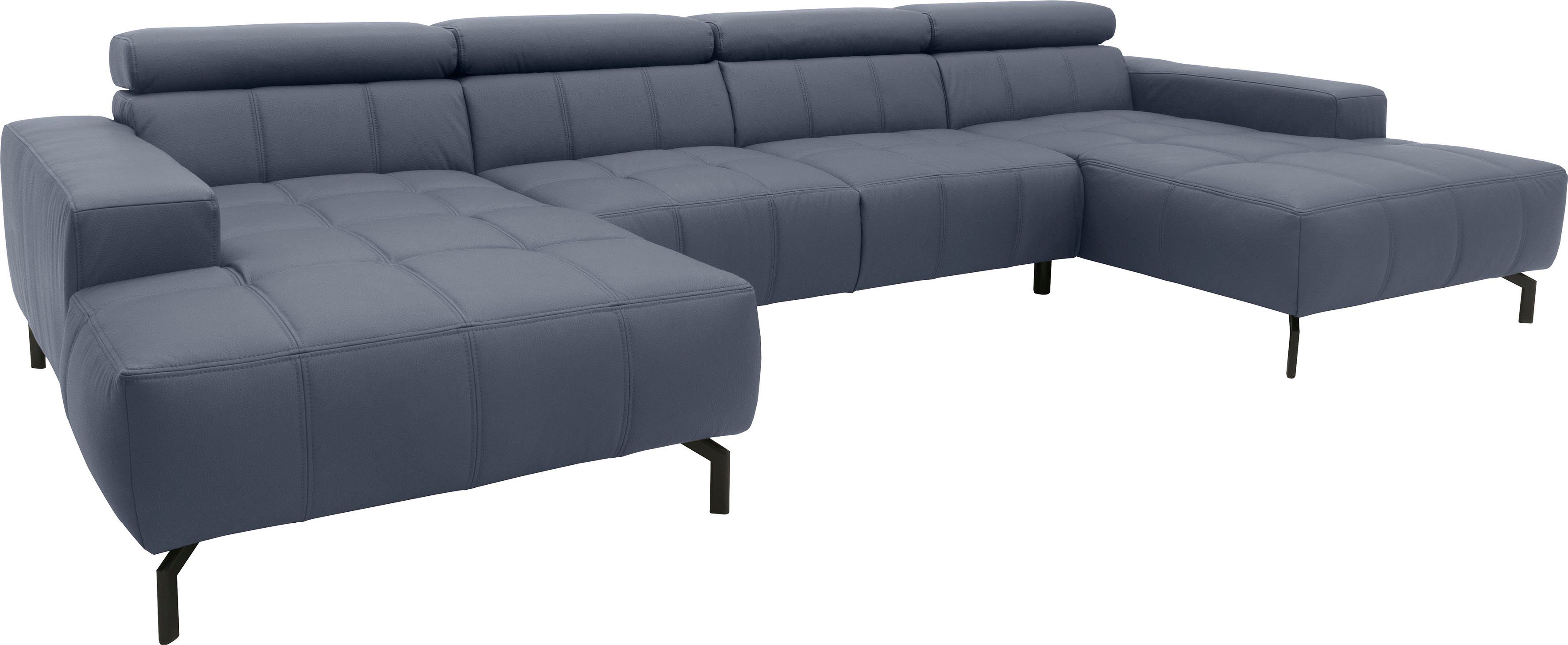 DOMO collection Zithoek Cunelli mooie zitnaden als designelement, stevige zitcomfort, U-vorm
