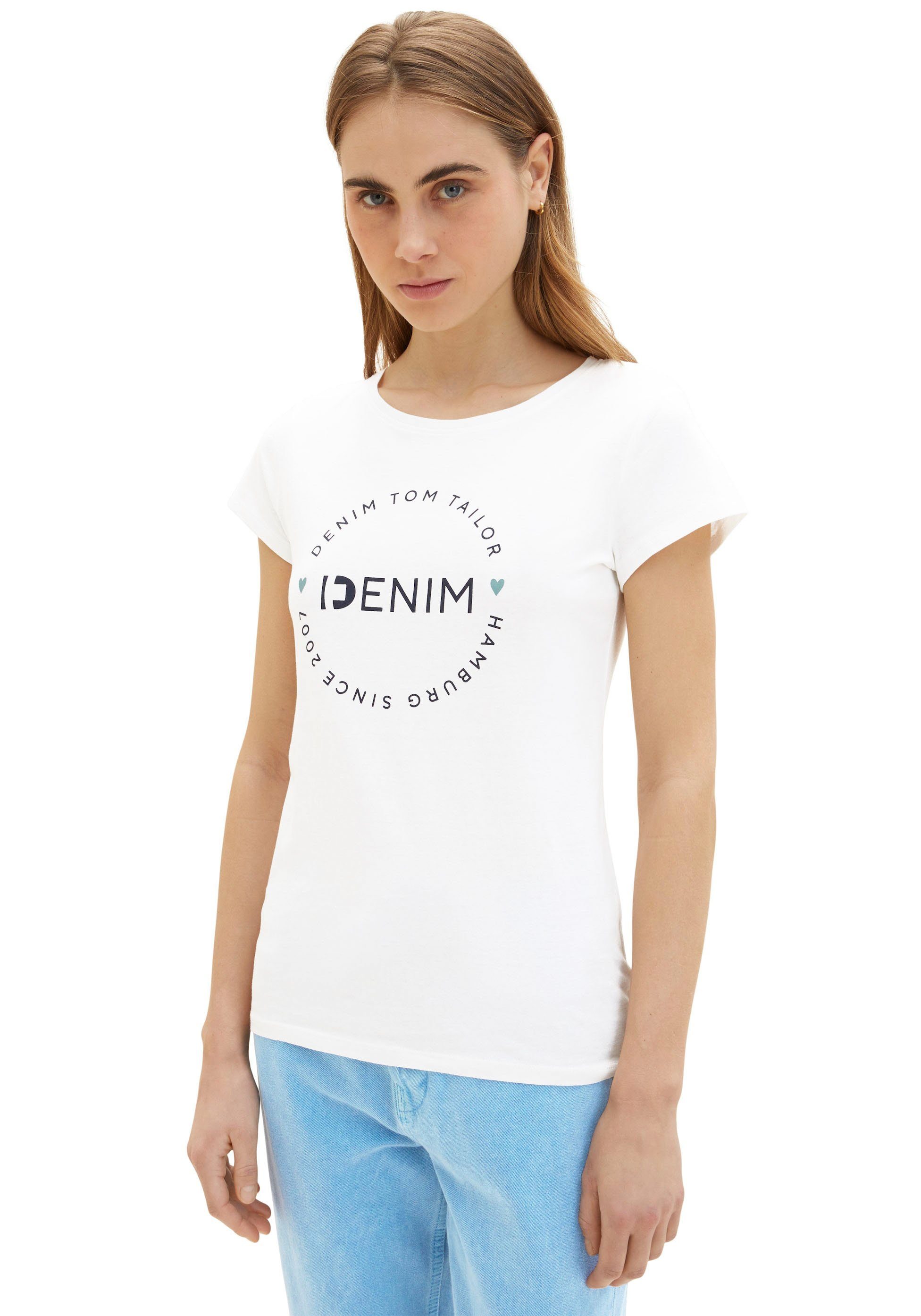 Tom Tailor Denim T-shirt (set, 2-delig, 2 stuks)
