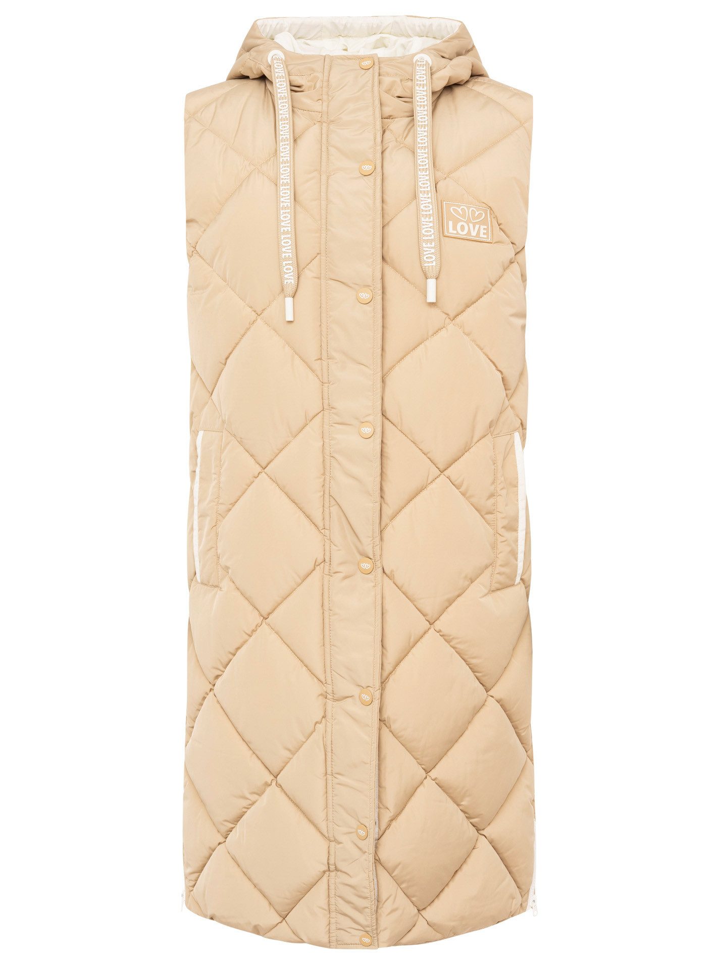 Zwillingsherz Bodywarmer "Love Print"