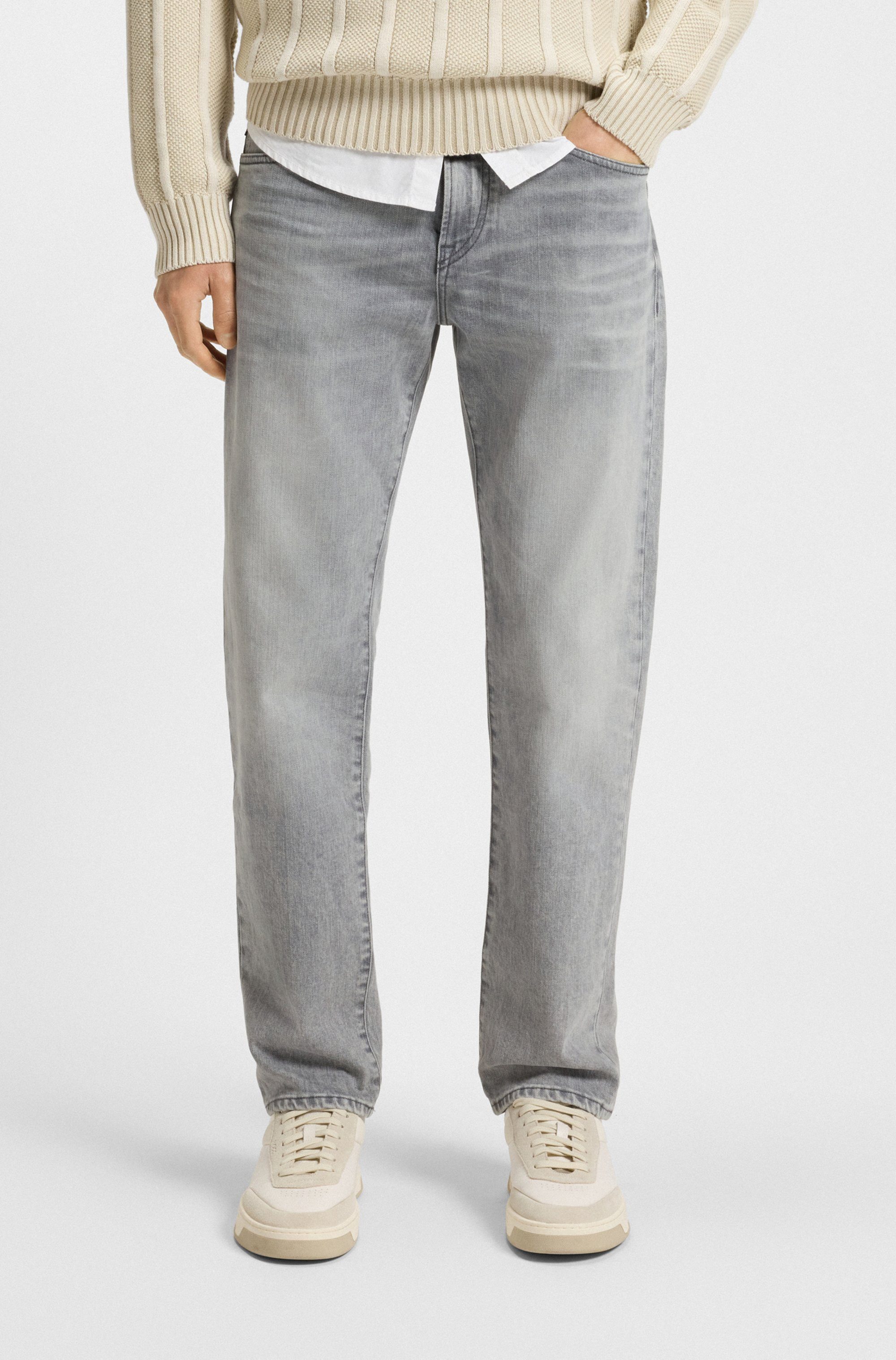 Boss Orange Regular fit jeans Re Maine van comfortabel stretchdenim