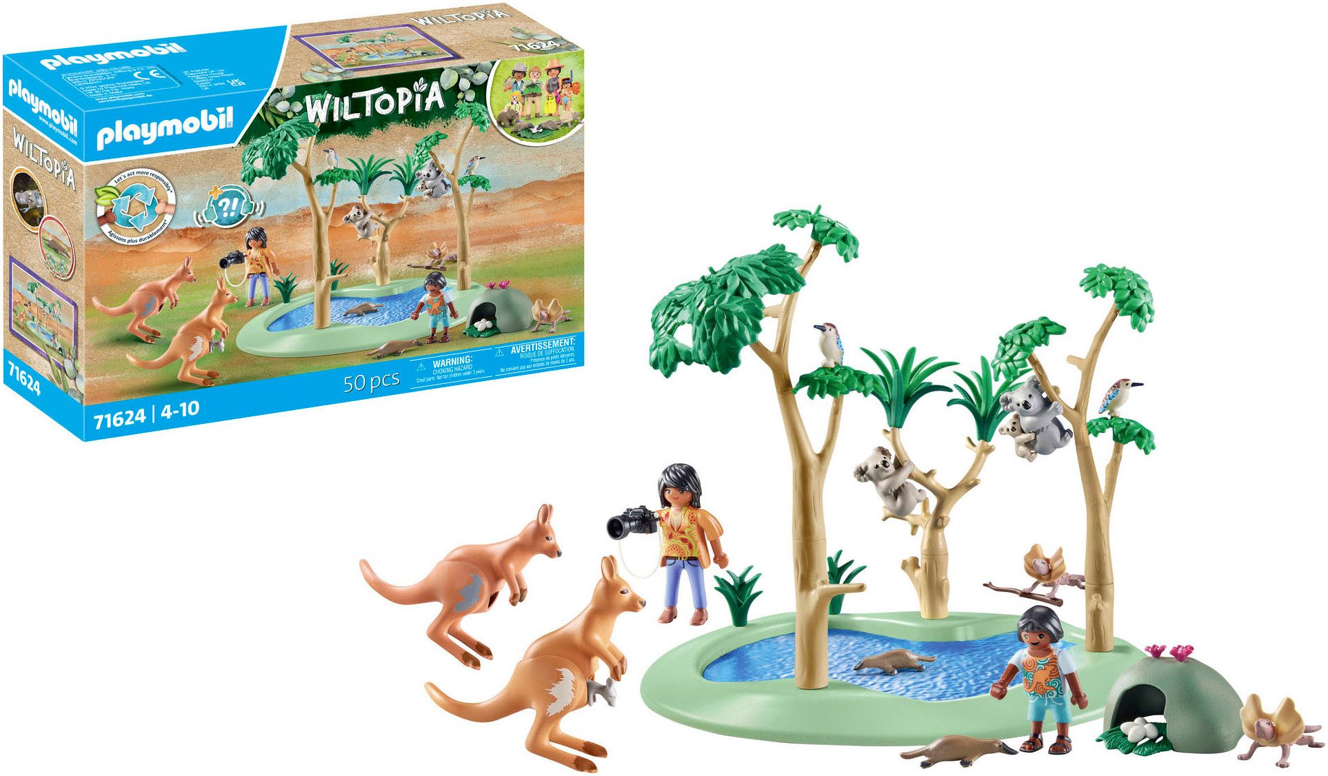 Playmobil® Constructie-speelset Koraalrif Platform (71623), Wiltopia (67-delig)