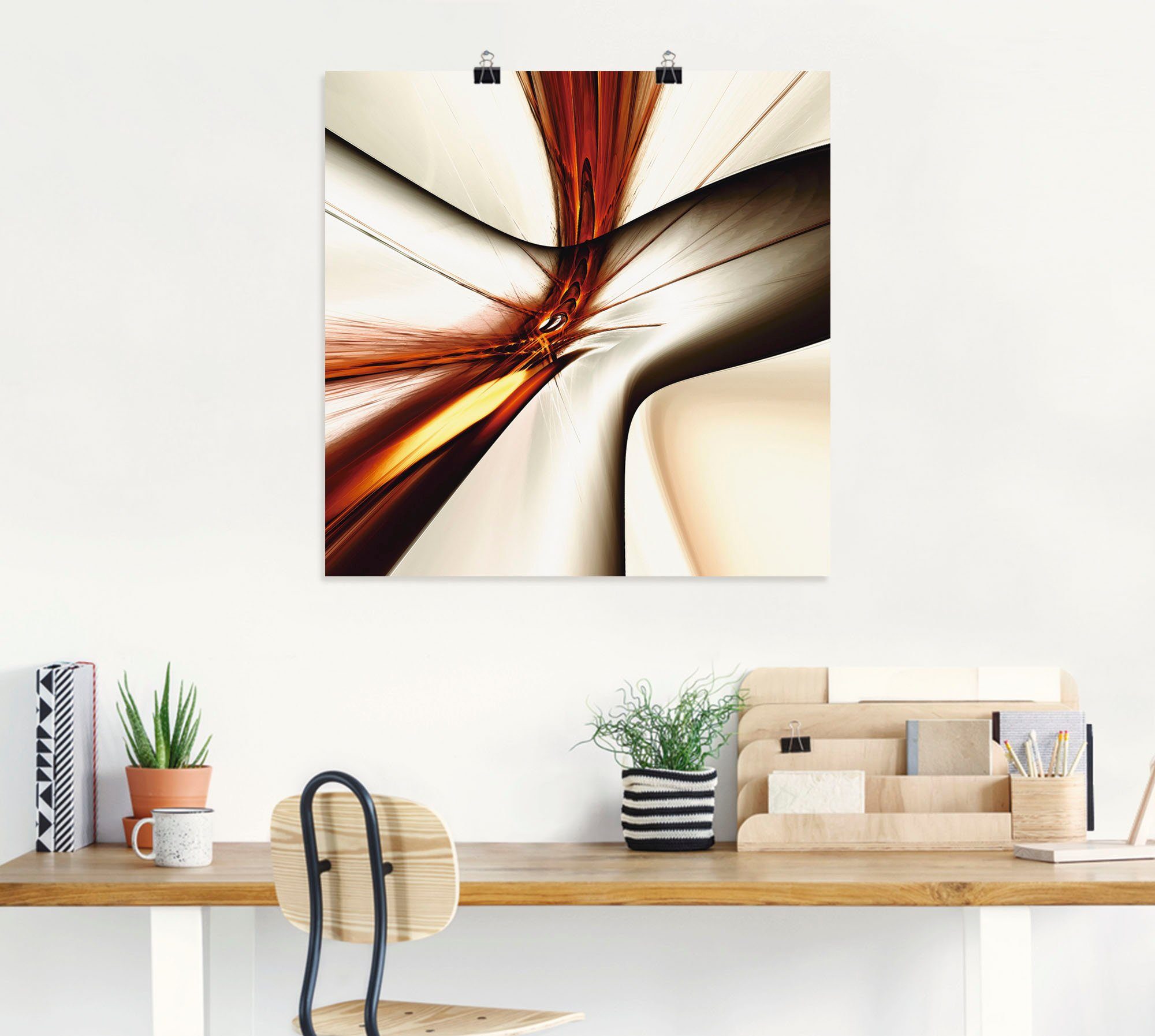 Artland Artprint Abstract modern als artprint van aluminium, artprint op linnen, muursticker of poster in verschillende maten