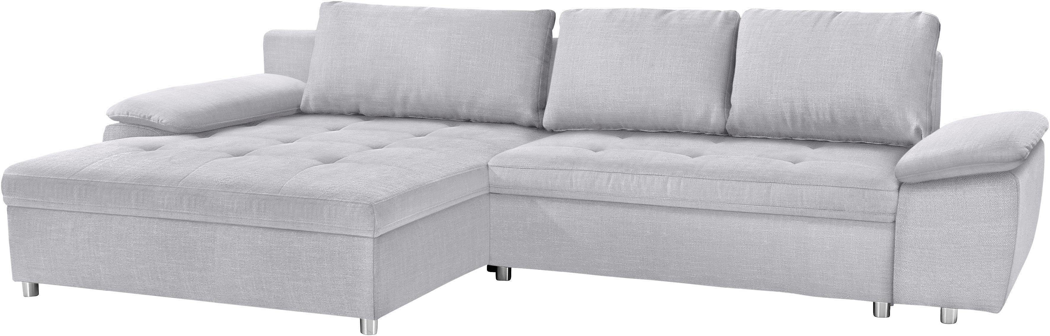 sit&more Hoekbank Labene L-vorm naar keuze met slaapfunctie en bedkist, ook als xxl-variant