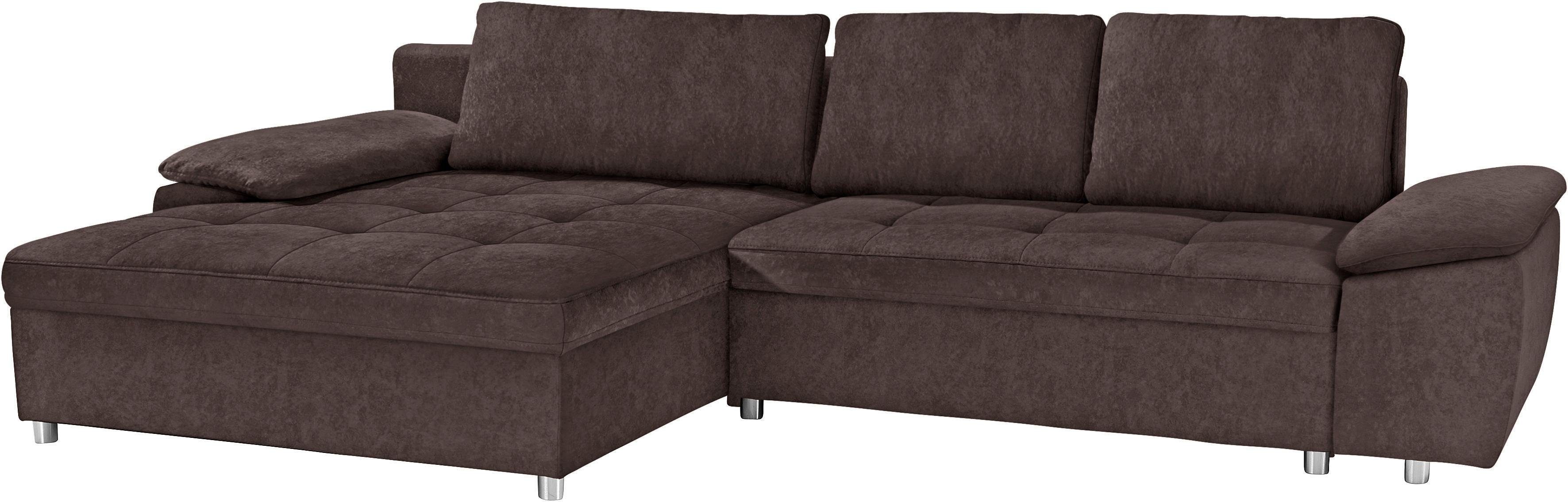 sit&more Hoekbank Labene L-vorm naar keuze met slaapfunctie en bedkist, ook als xxl-variant