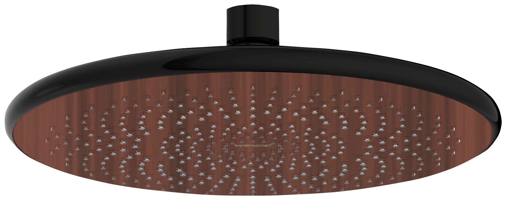 WENKO Regendouchekop Watersaving Hout, Ø 22,5 cm (1-delig) douchekoppen bruin