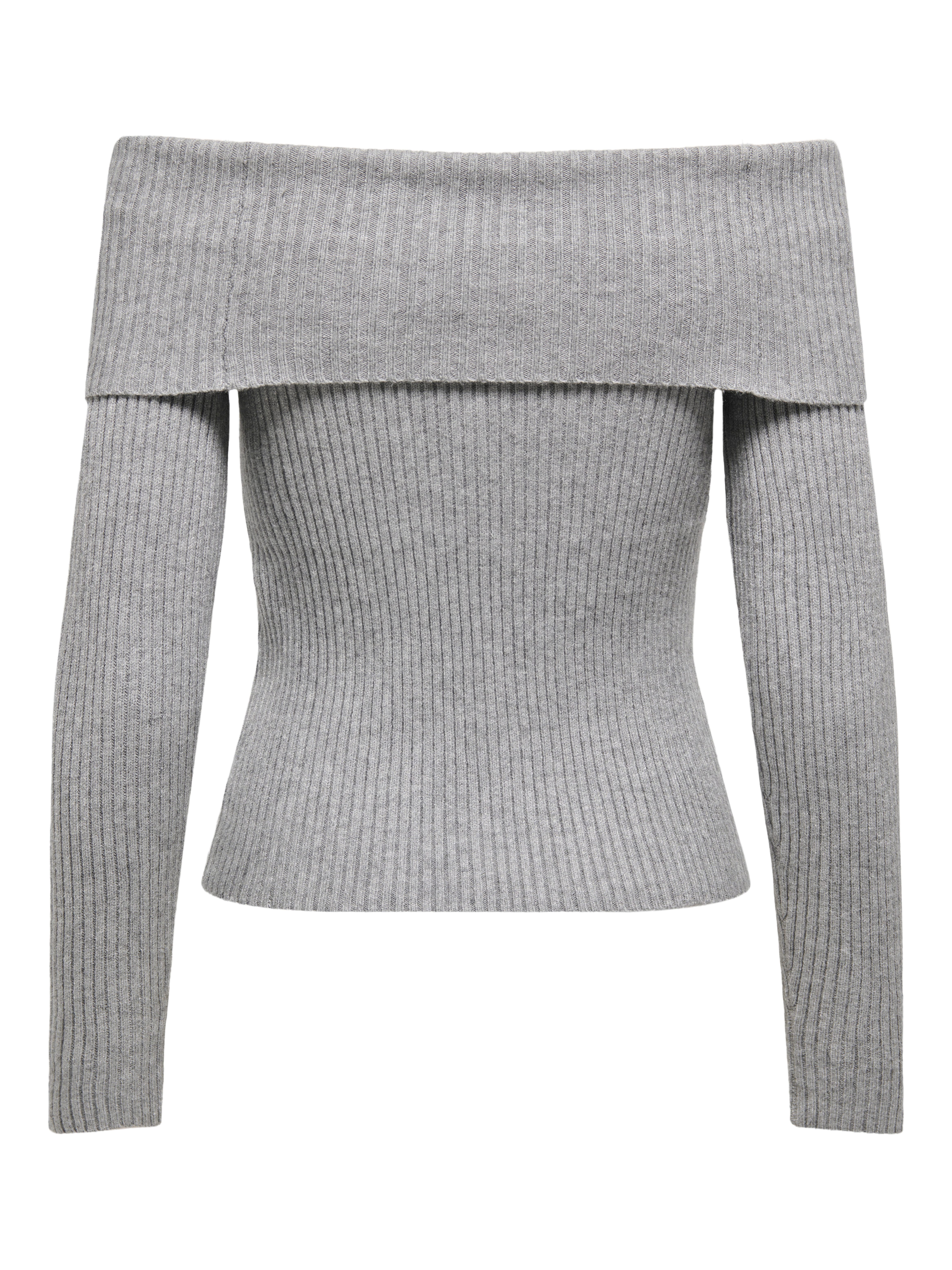 Only Gebreide trui ONLKATIA LS OFF SHOULDER KNT