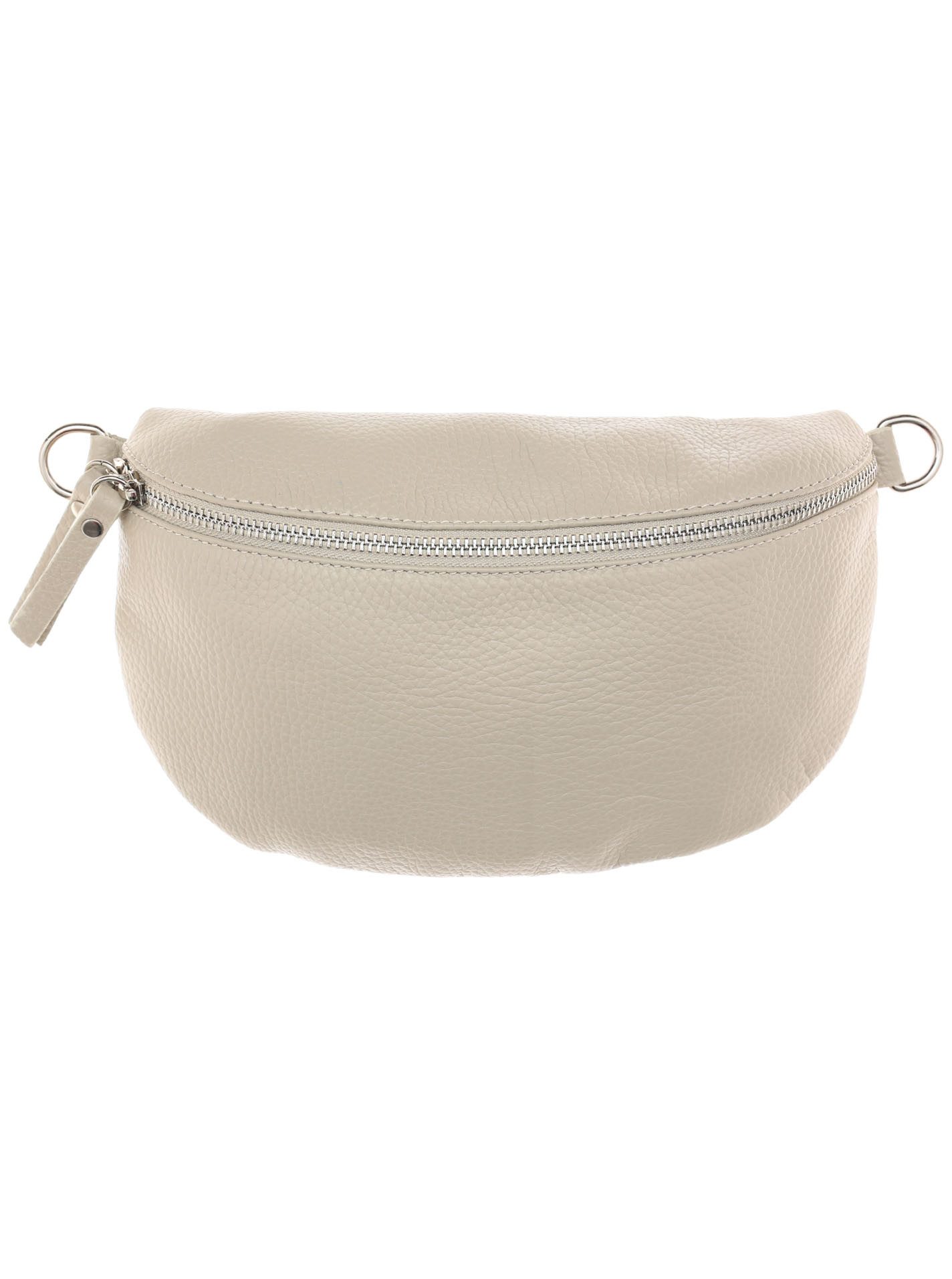 Zwillingsherz Schoudertas XXL Crossbody Bag Leder Grote schoudertas met rits