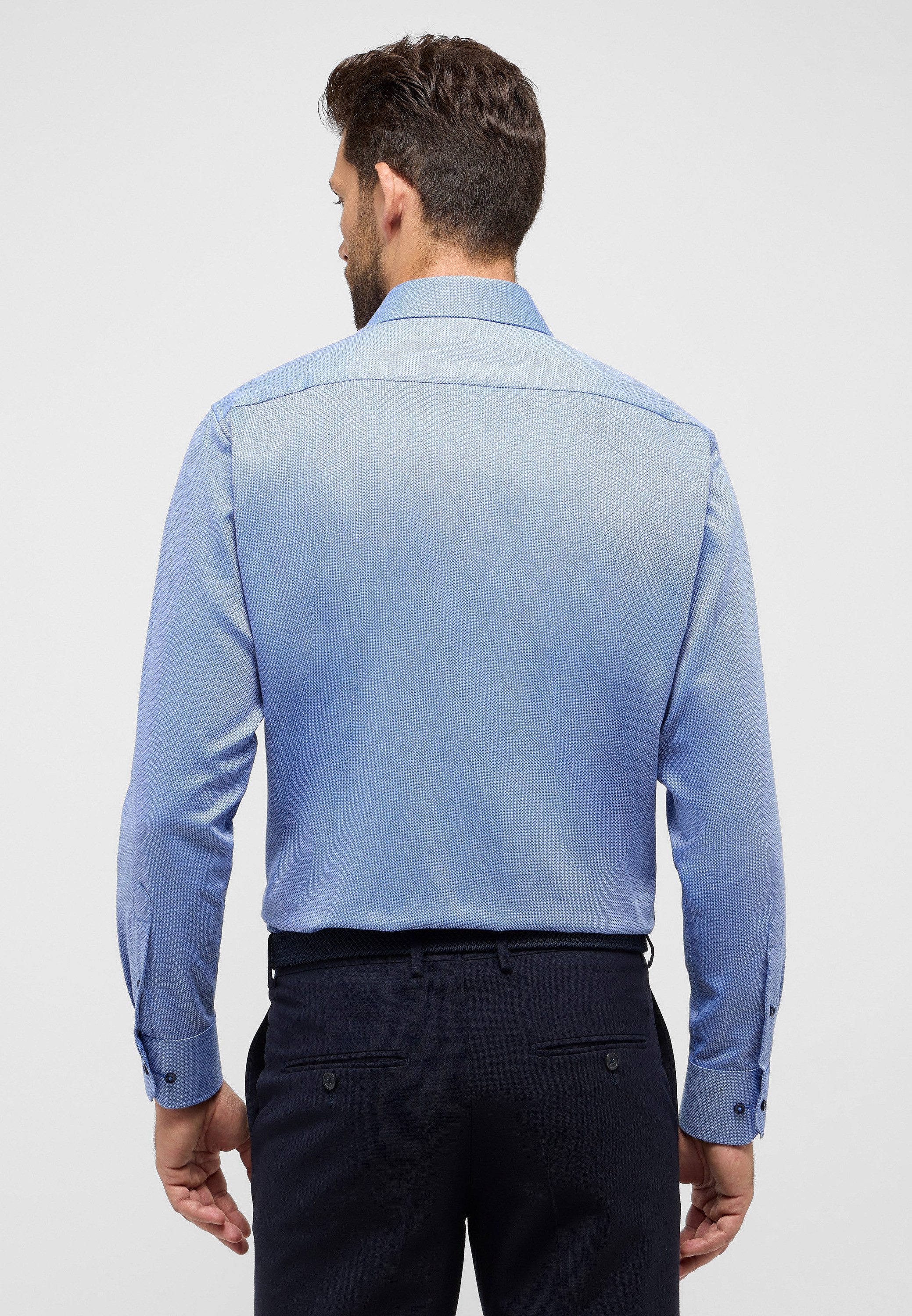 Eterna Overhemd met lange mouwen MODERN FIT NON IRON (strijkvrij)