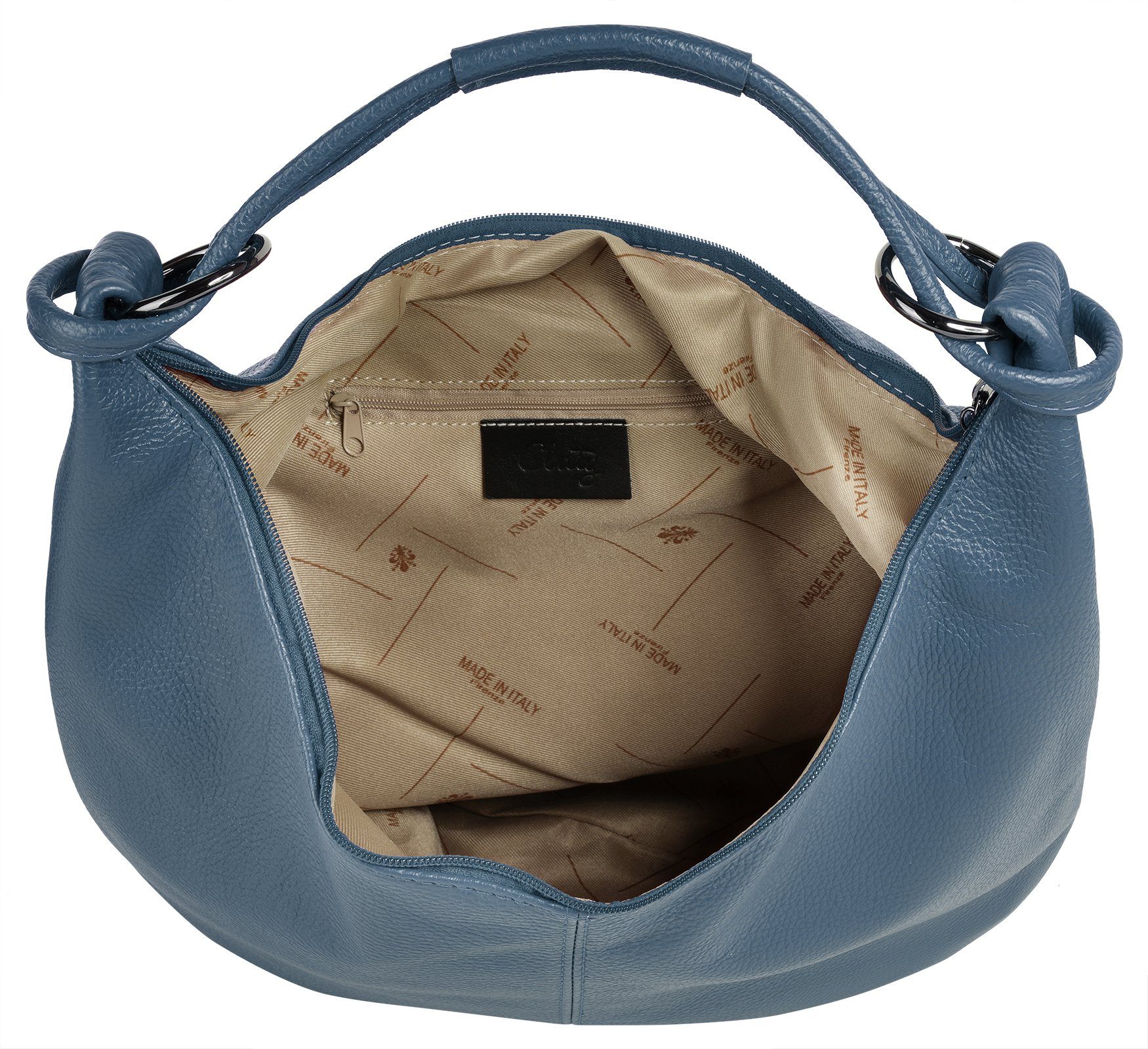 Cluty Shopper echt leer, made in italy