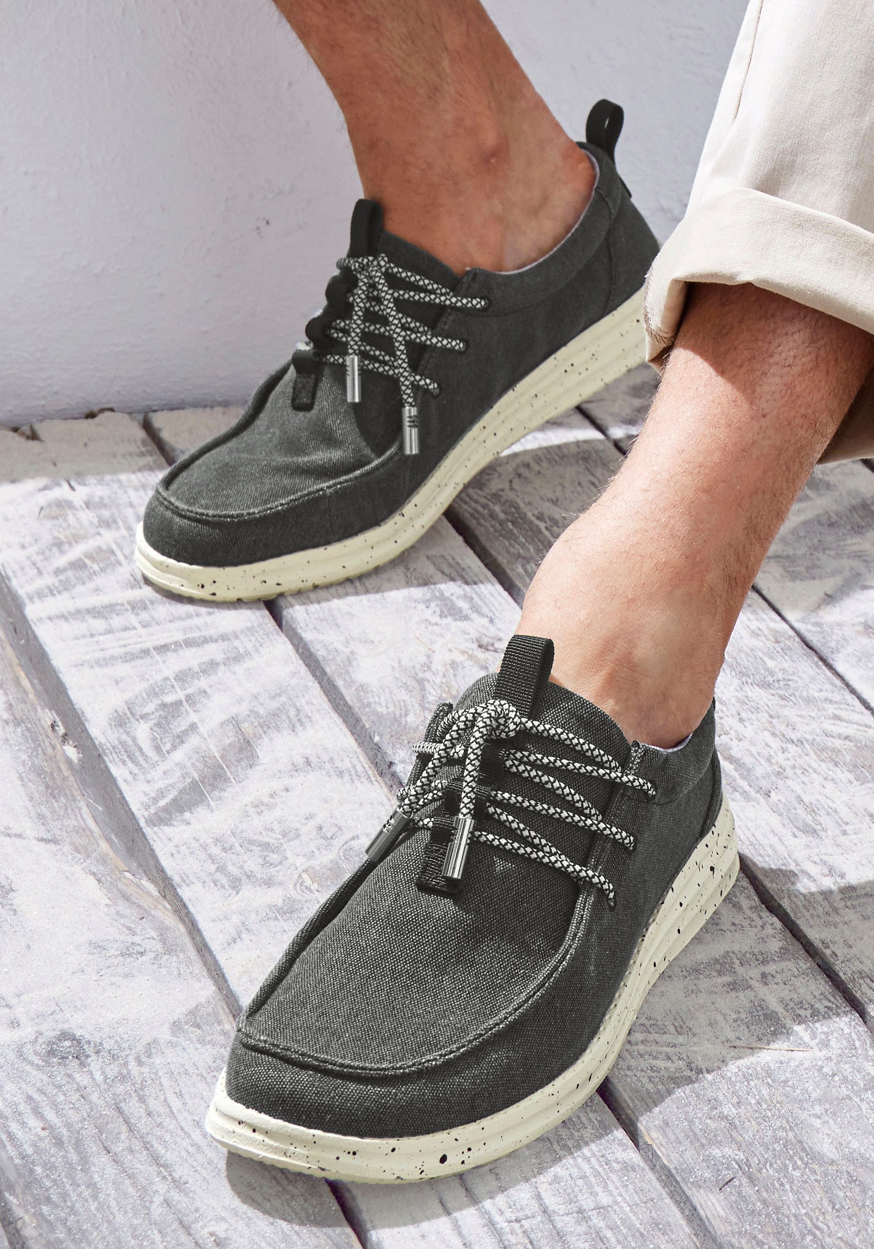 John Devin Sneakers Sneaker, vrijetijdsschoen, lage schoen, slipper vegan