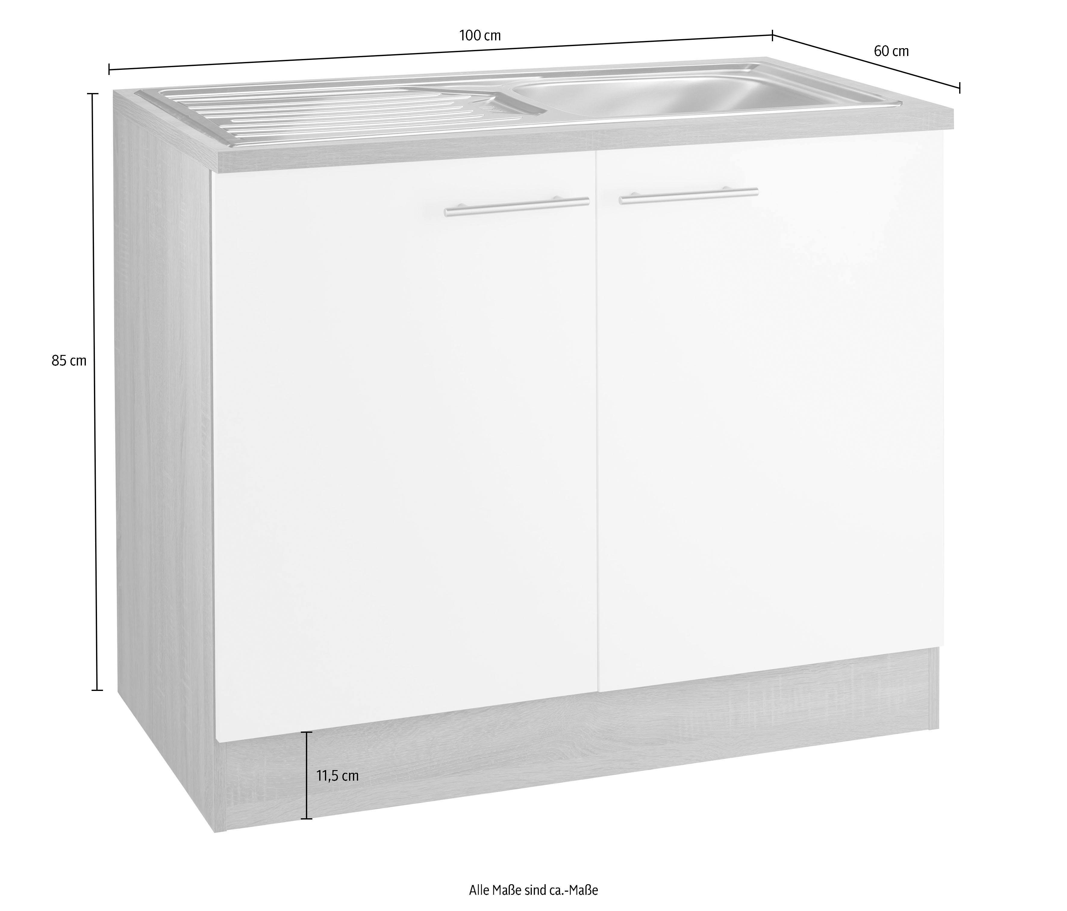 OPTIFIT Gootsteenkast Kalmar , breedte 100 cm