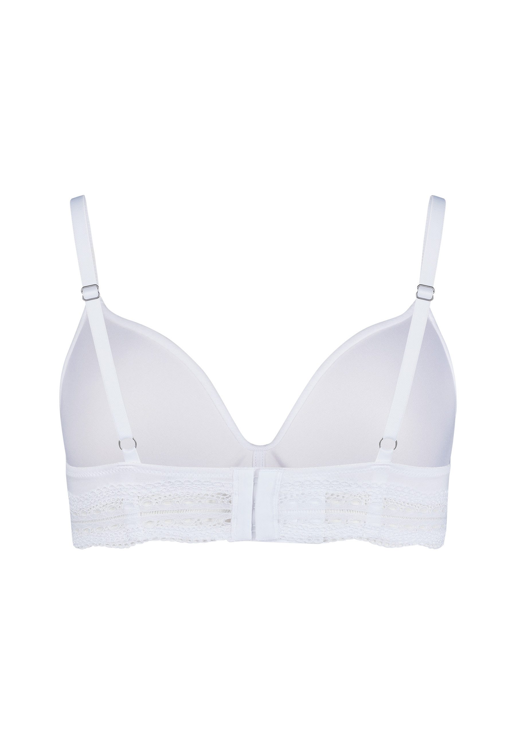 Skiny® Triangel-bh Classicotton Fijne kant aan de achterzijde van de onderborstband