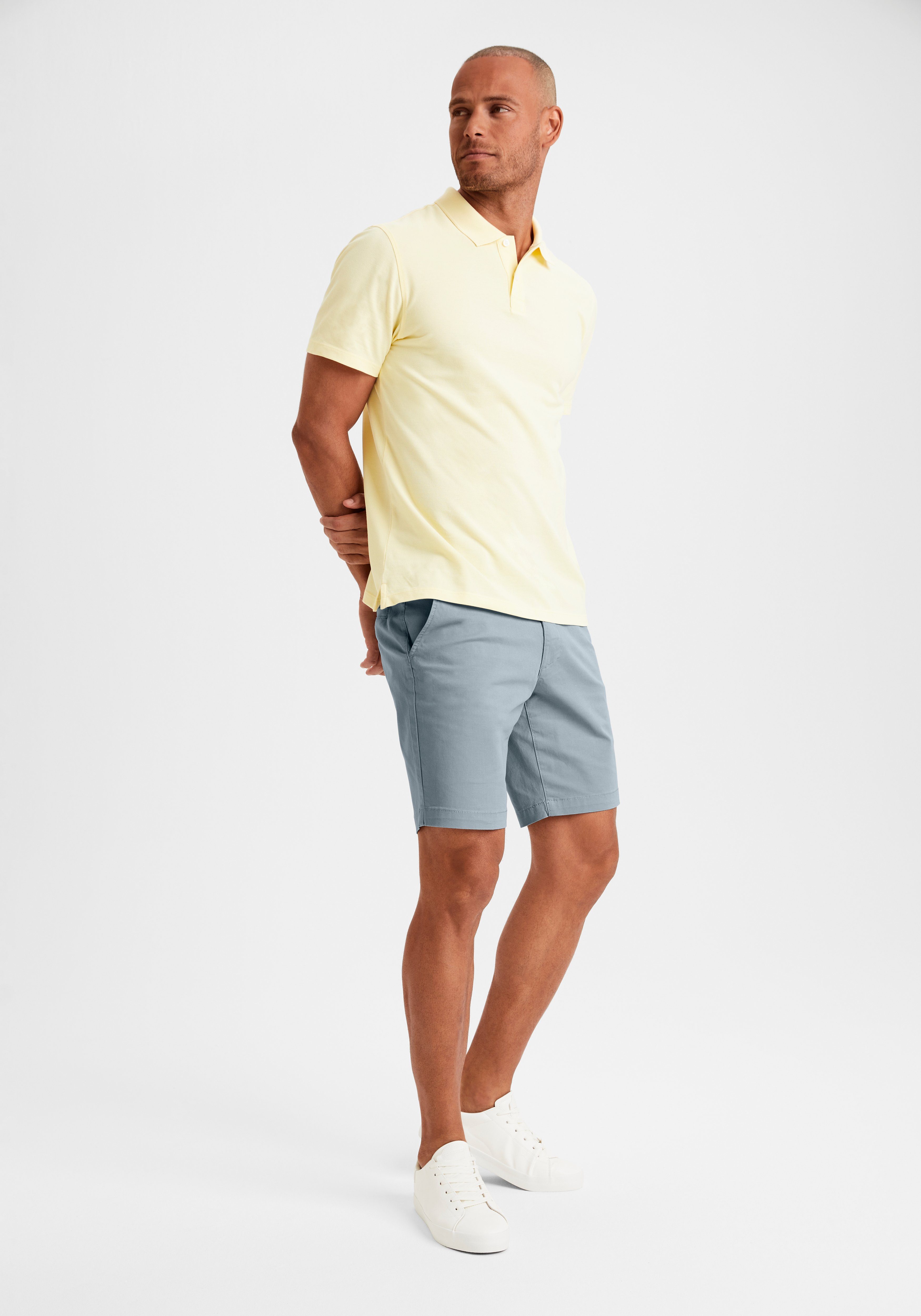 H.I.S Chino-short Regular fit Shorts van elastische katoenkwaliteit