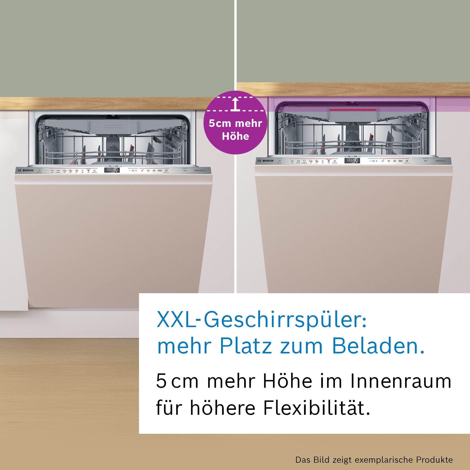 BOSCH Volledig geïntegreerde vaatwasser SBH4ECX28E, 86,5 cm x 59,8 cm