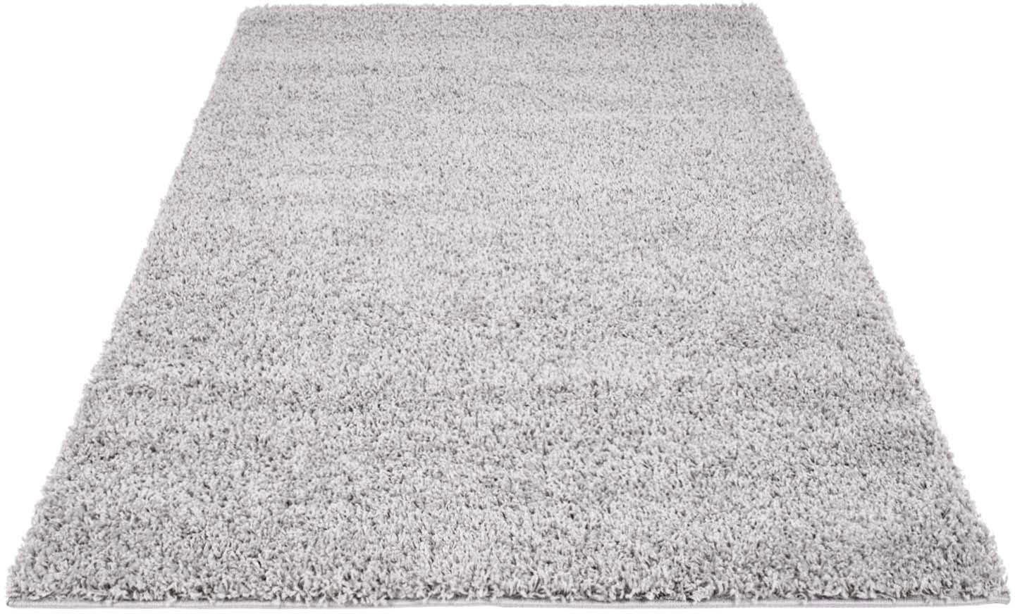 Carpet City Hoogpolig vloerkleed Shaggy Uni 500