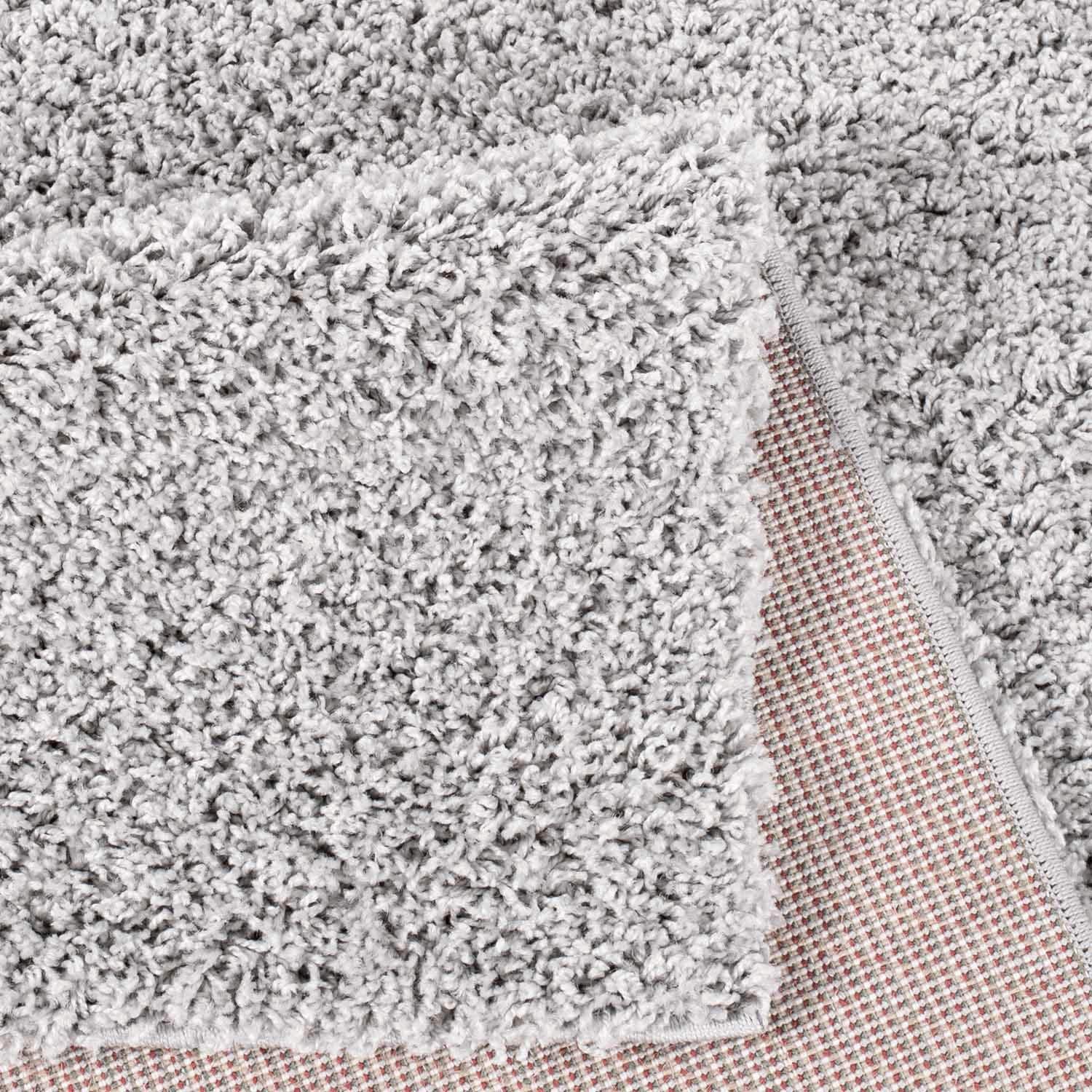Carpet City Hoogpolig vloerkleed Shaggy Uni 500